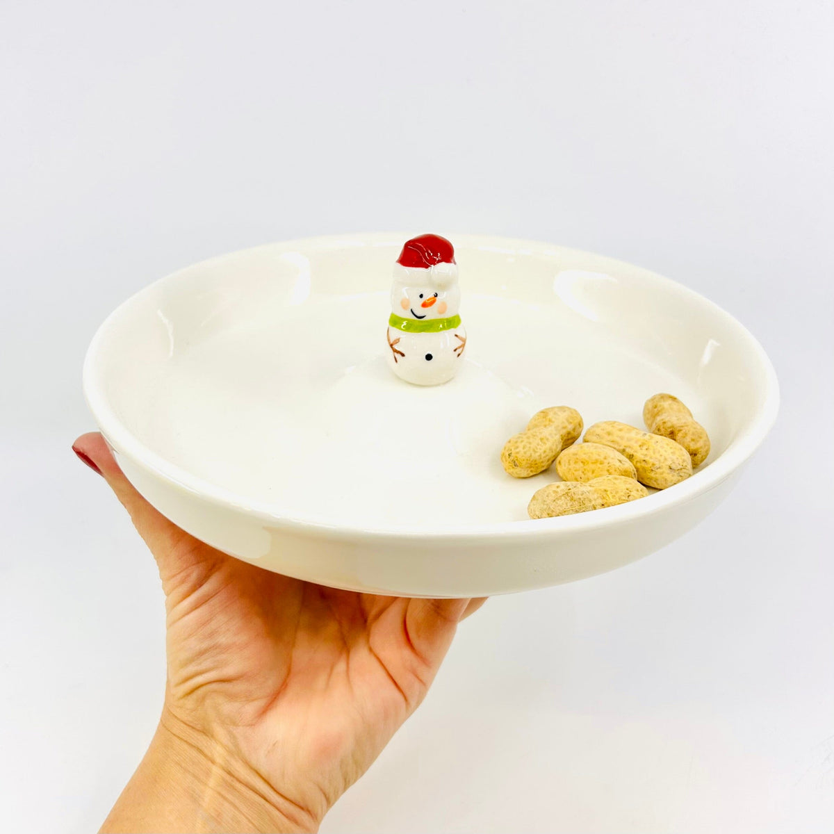 Stoneware Holiday Serve Ware, Snowman Creative Co-op 