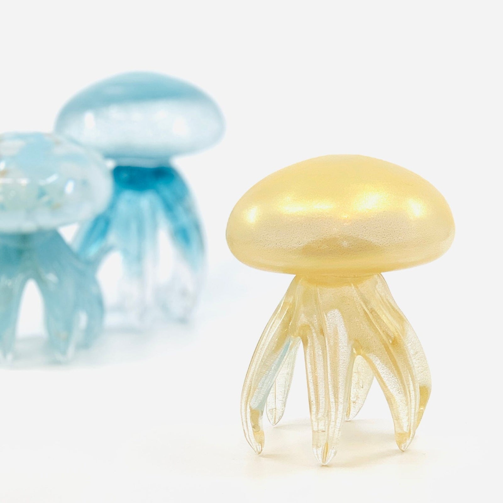 Jellyfish Statue, Gold Decor Chesapeake Bay 