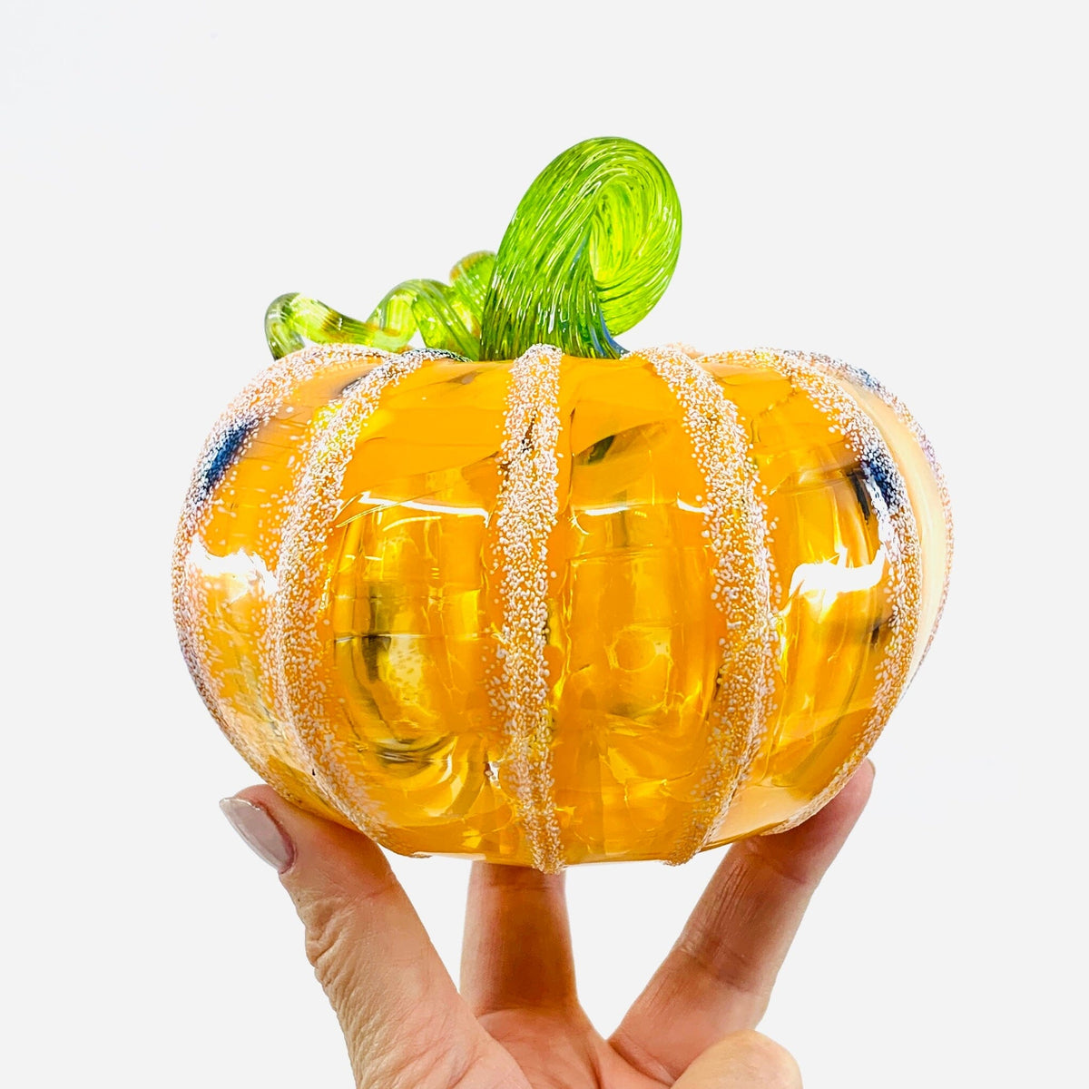 Daily Pumpkin 331 Fall Squat Daily Pumpkin Luke Adams Glass Blowing Studio 