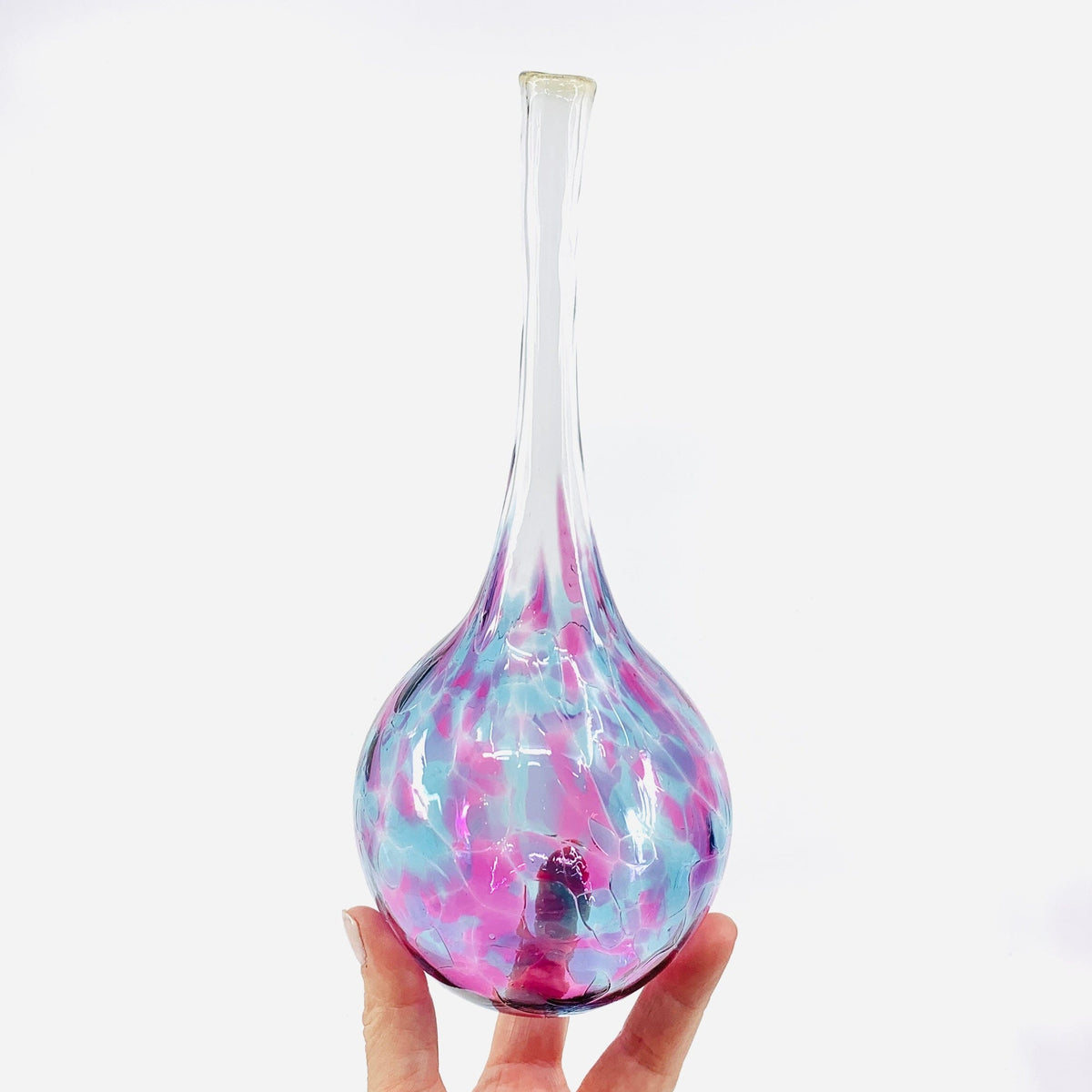 Daily Pumpkin 3802 Tall Vase Gabby Luke Adams Glass Blowing Studio 