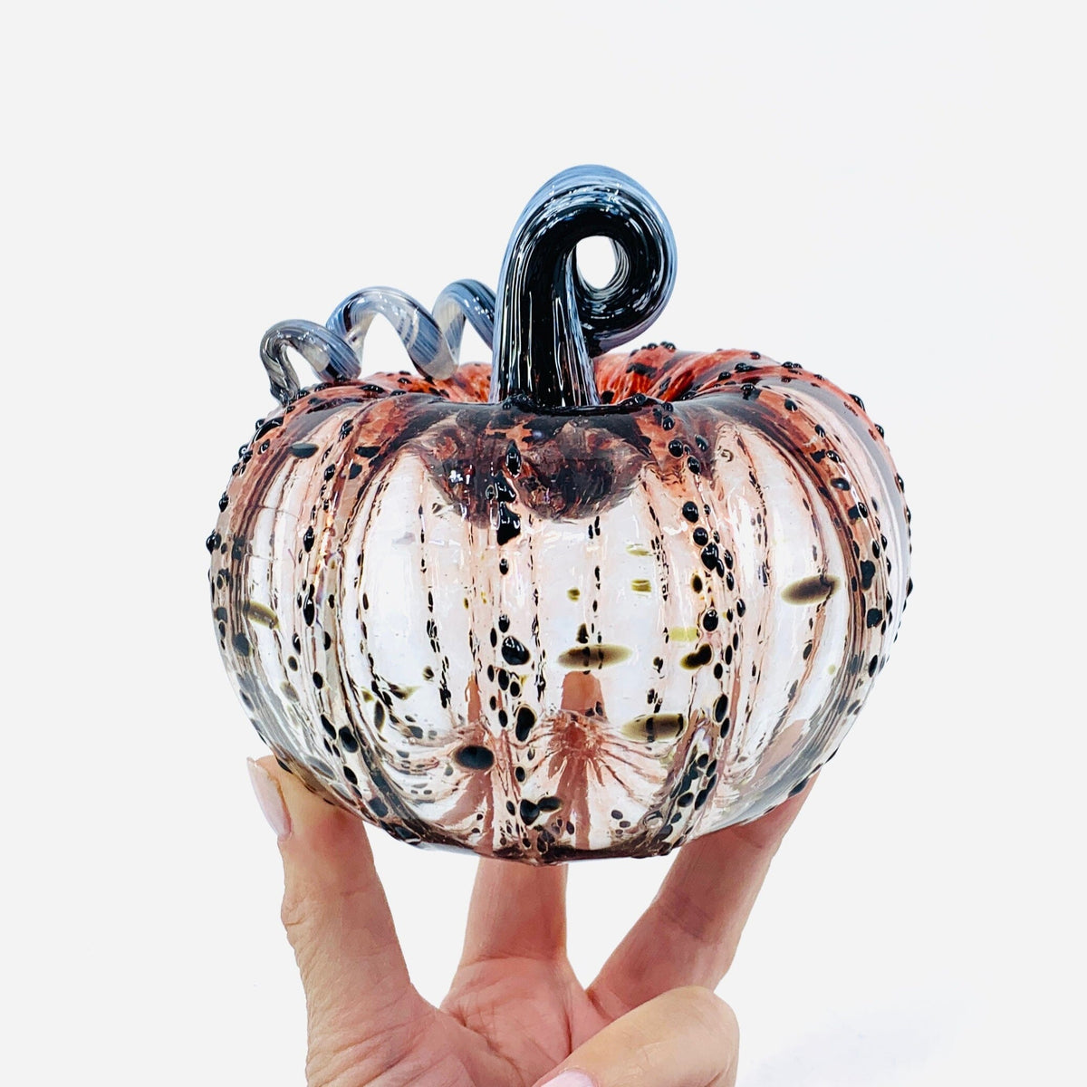 Daily Pumpkin 496 Fall Squat Daily Pumpkin Luke Adams Glass Blowing Studio 