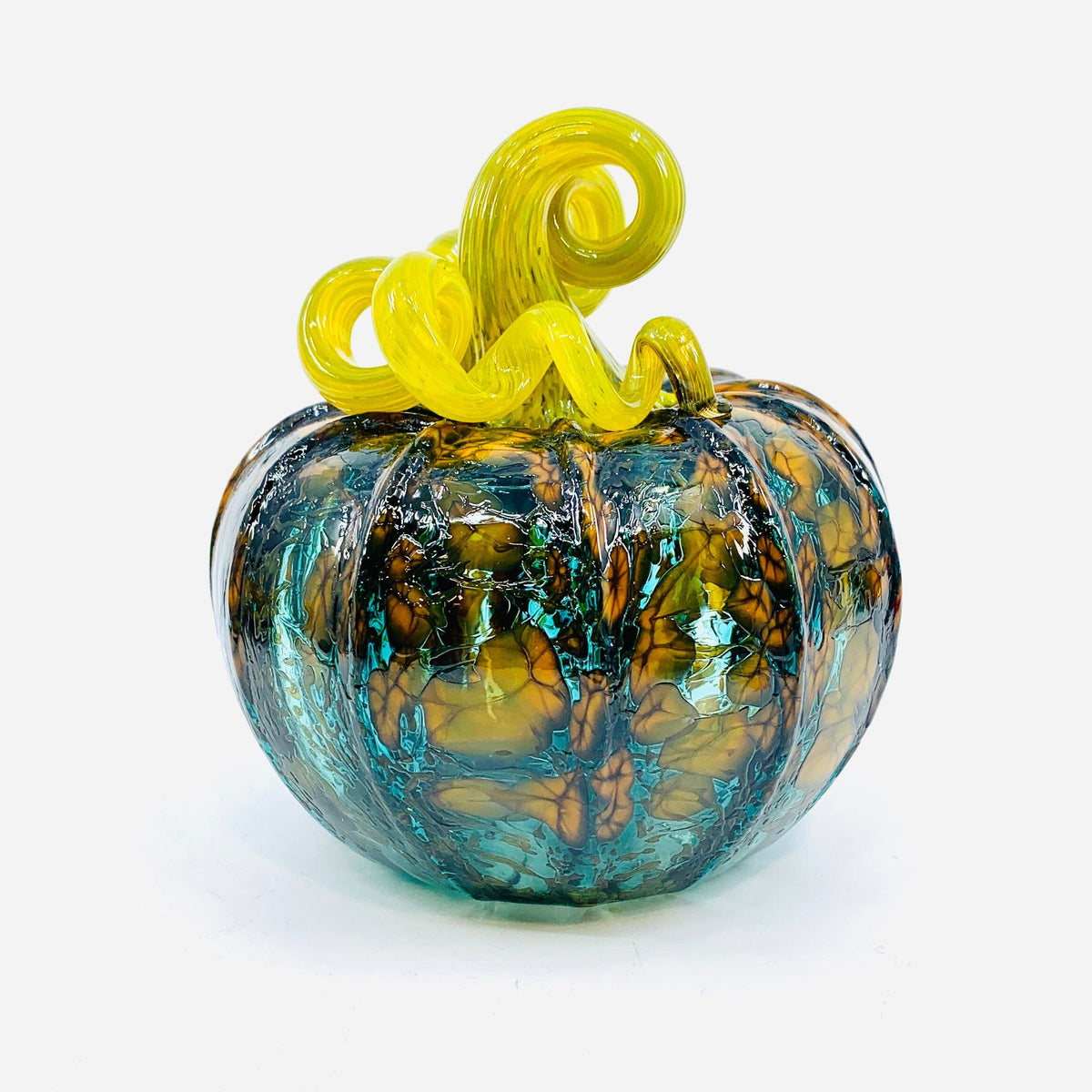 Daily Pumpkin 3103 Fall Squat Gabby Luke Adams Glass Blowing Studio 