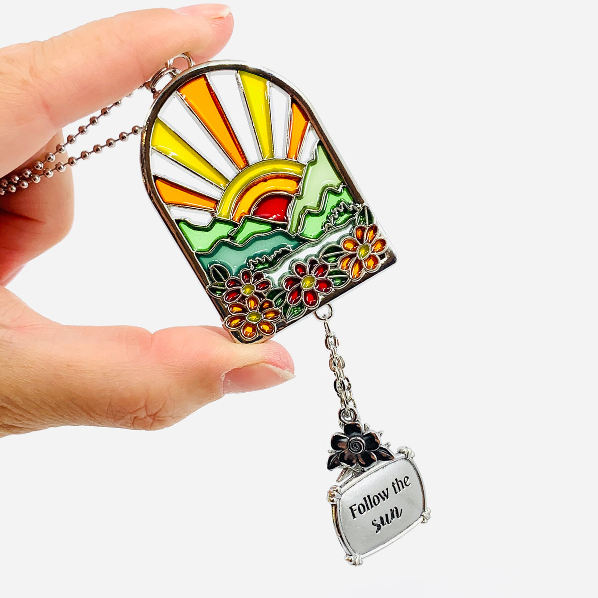 Sunshine Enamel Car Charm