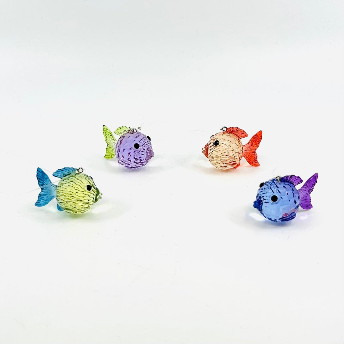 Crystal Acrylic Fish Ornament, Purple Ornament GANZ 