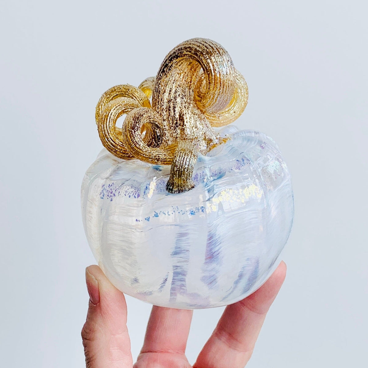 Daily Pumpkin 1733 Mini Gabby Luke Adams Glass Blowing Studio 