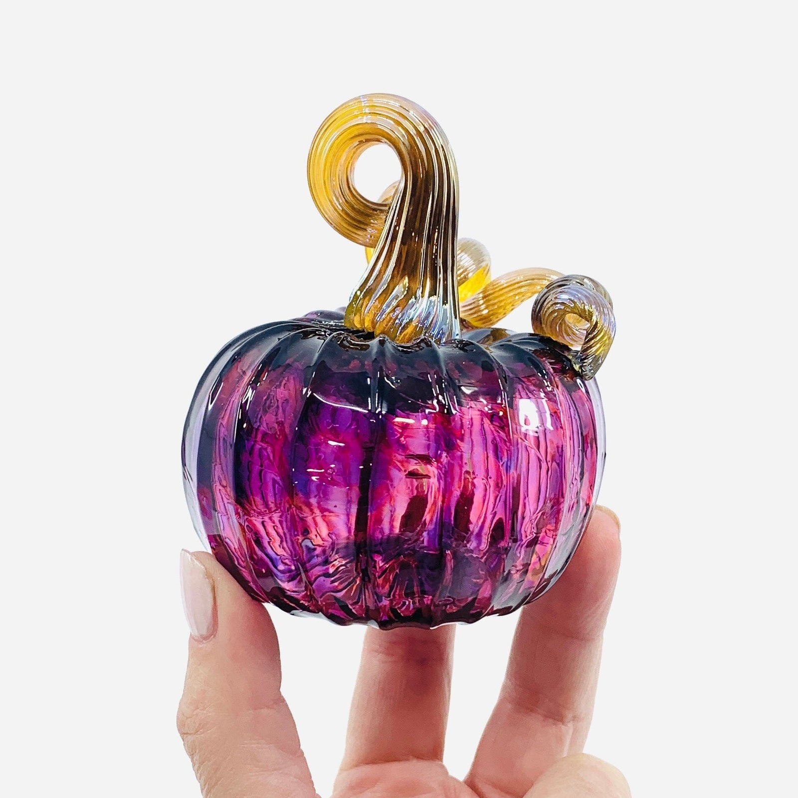 Daily Pumpkin 382 Fall Mini Daily Pumpkin Luke Adams Glass Blowing Studio 