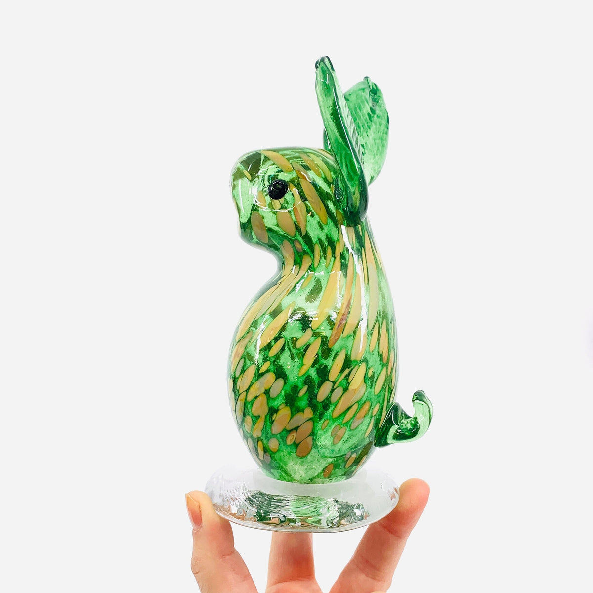 Daily Bunny 41 - Parsley Gabby Luke Adams Glass Blowing Studio 