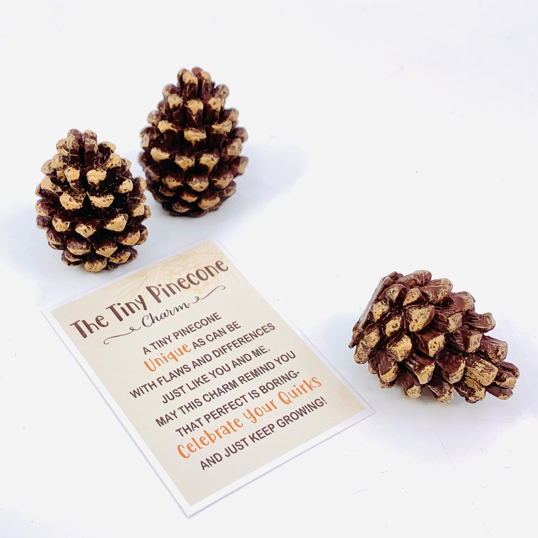 The Tiny Pinecone Charm - PT 143 GANZ 