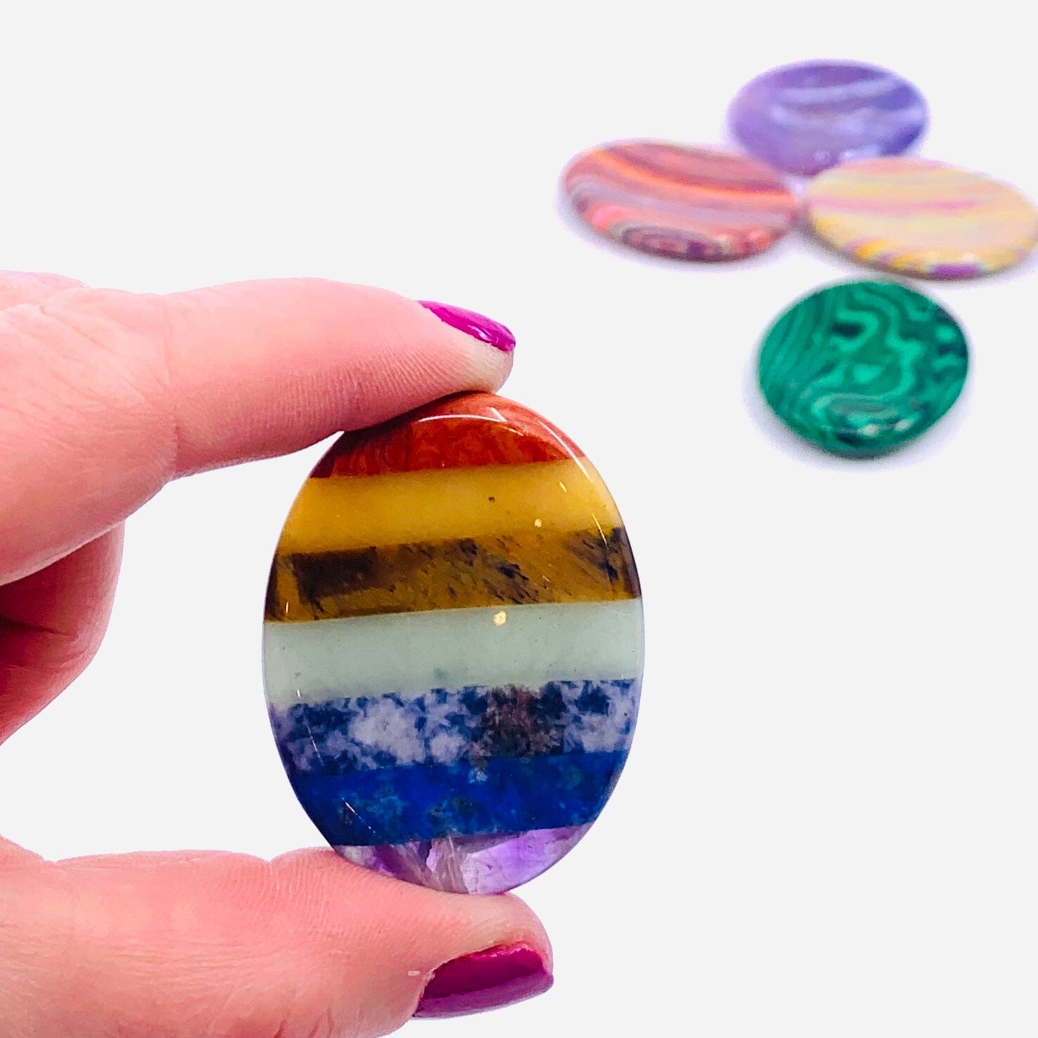 Chakra Soothing Stone Decor Earth's Elements 