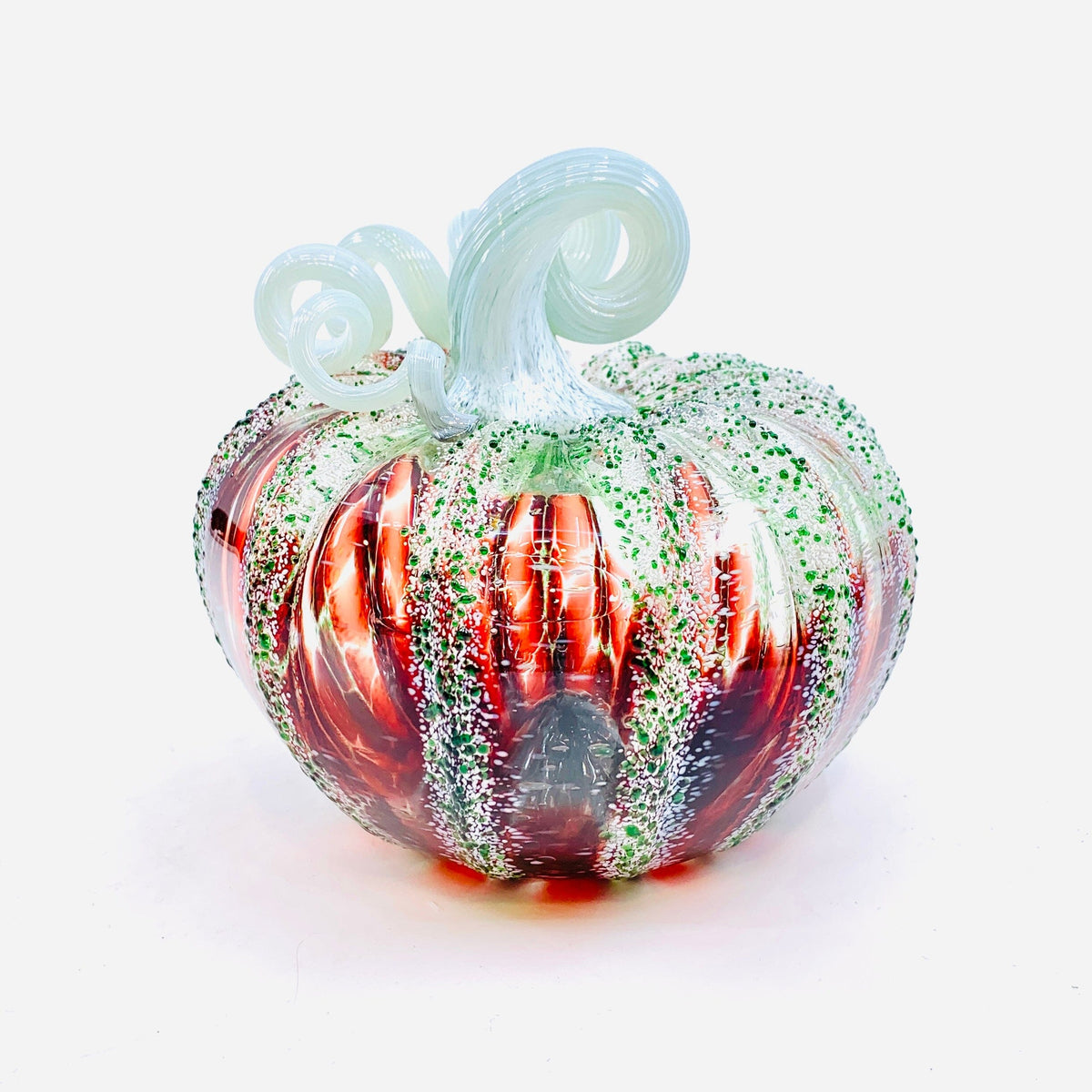 Daily Pumpkin 1447 Holiday Mirror Squat Gabby Luke Adams Glass Blowing Studio 