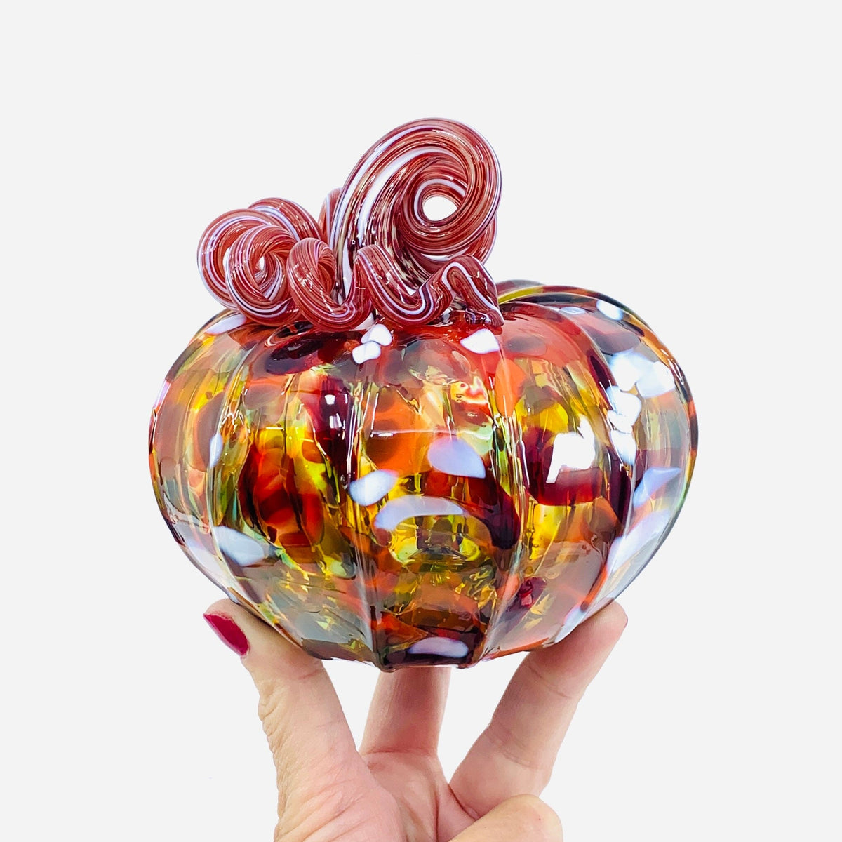 Daily Pumpkin 1906 Holiday Squat Gabby Luke Adams Glass Blowing Studio 