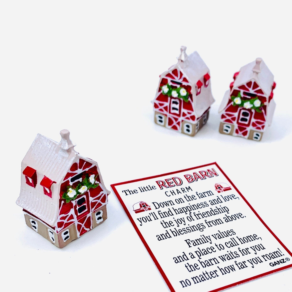 The Little Red Barn Charm - PT15 GANZ 