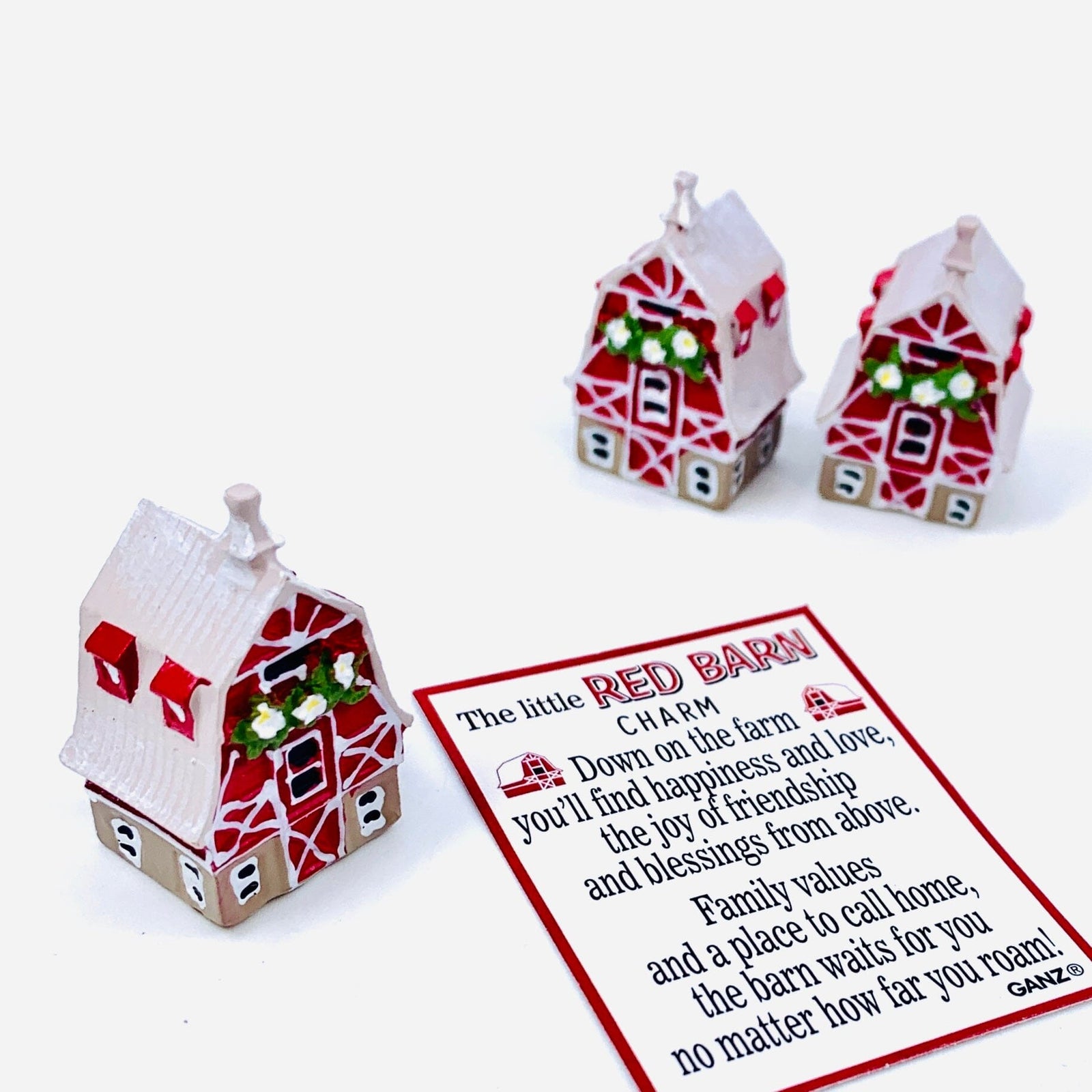 The Little Red Barn Charm - PT15 GANZ 