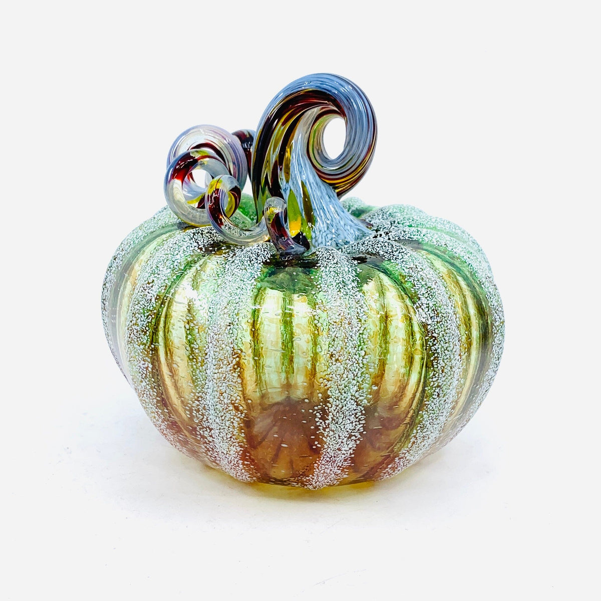 Daily Pumpkin 1744 Holiday Snowfall Squat Gabby Luke Adams Glass Blowing Studio 