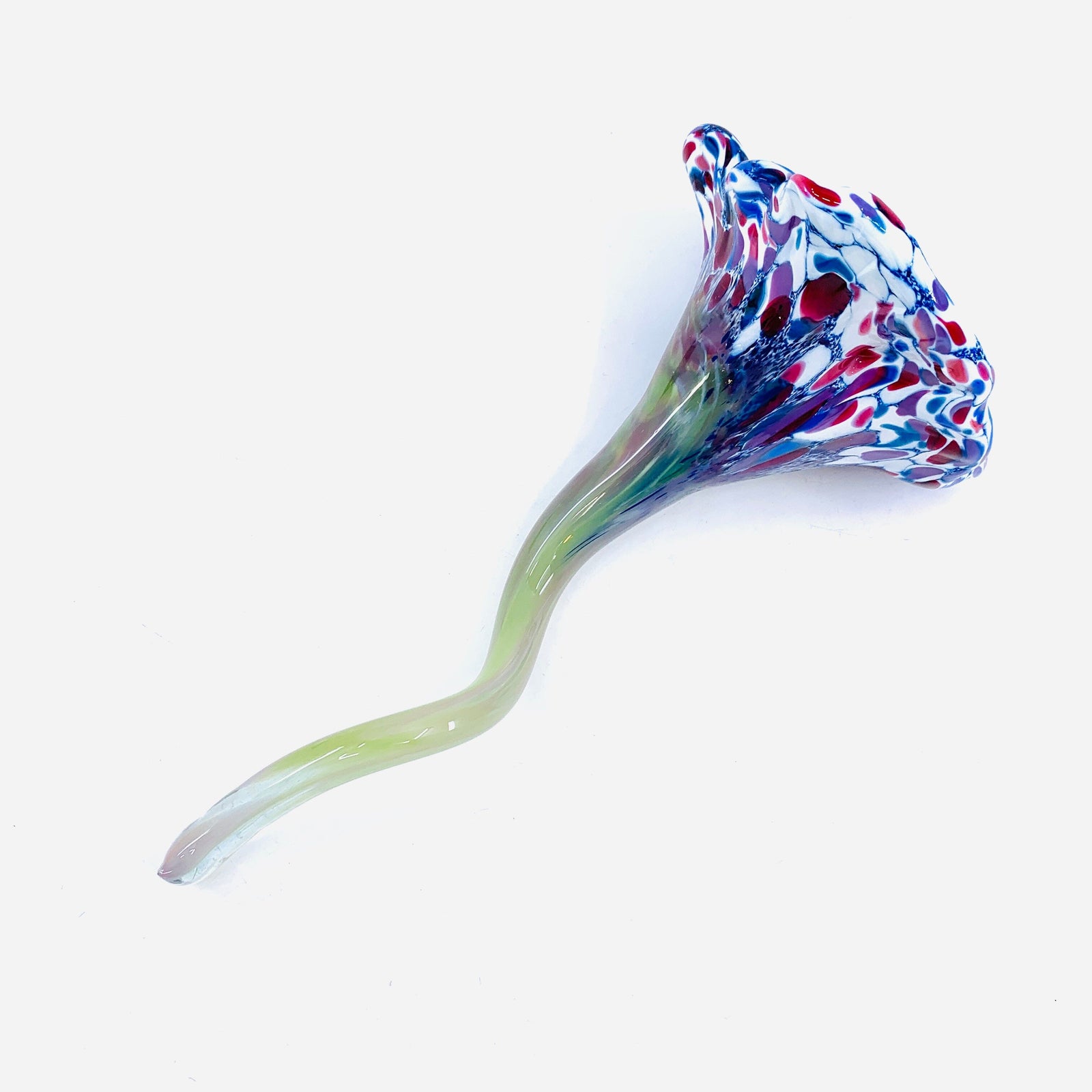 Pulled Glass Flower 57 Decor Luke Adams Glass Blowing Studio 