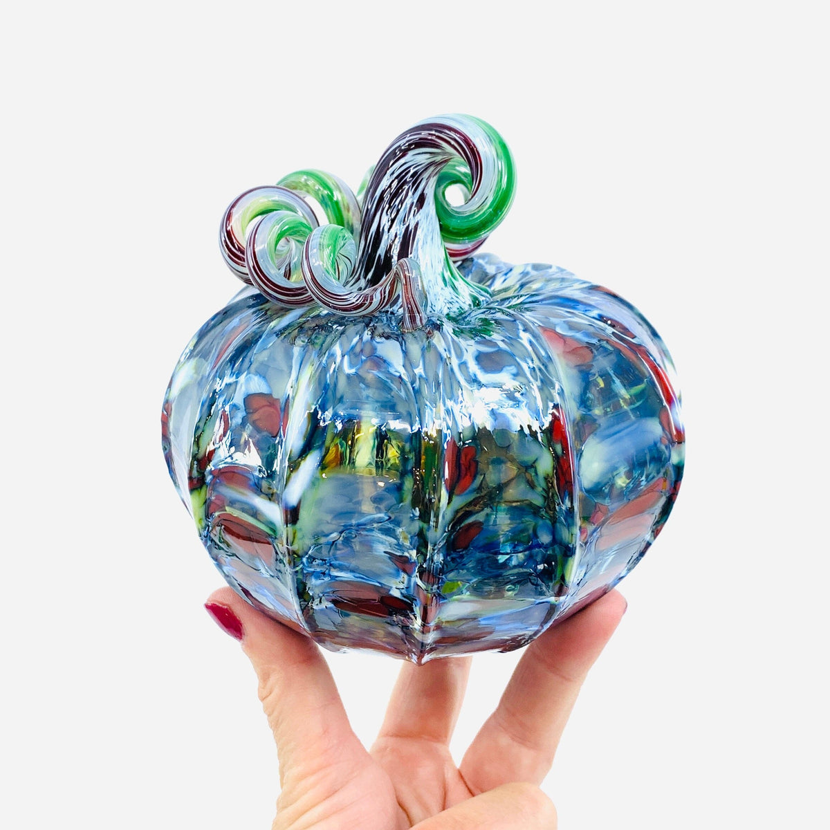 Daily Pumpkin 2096 Holiday Squat Gabby Luke Adams Glass Blowing Studio 