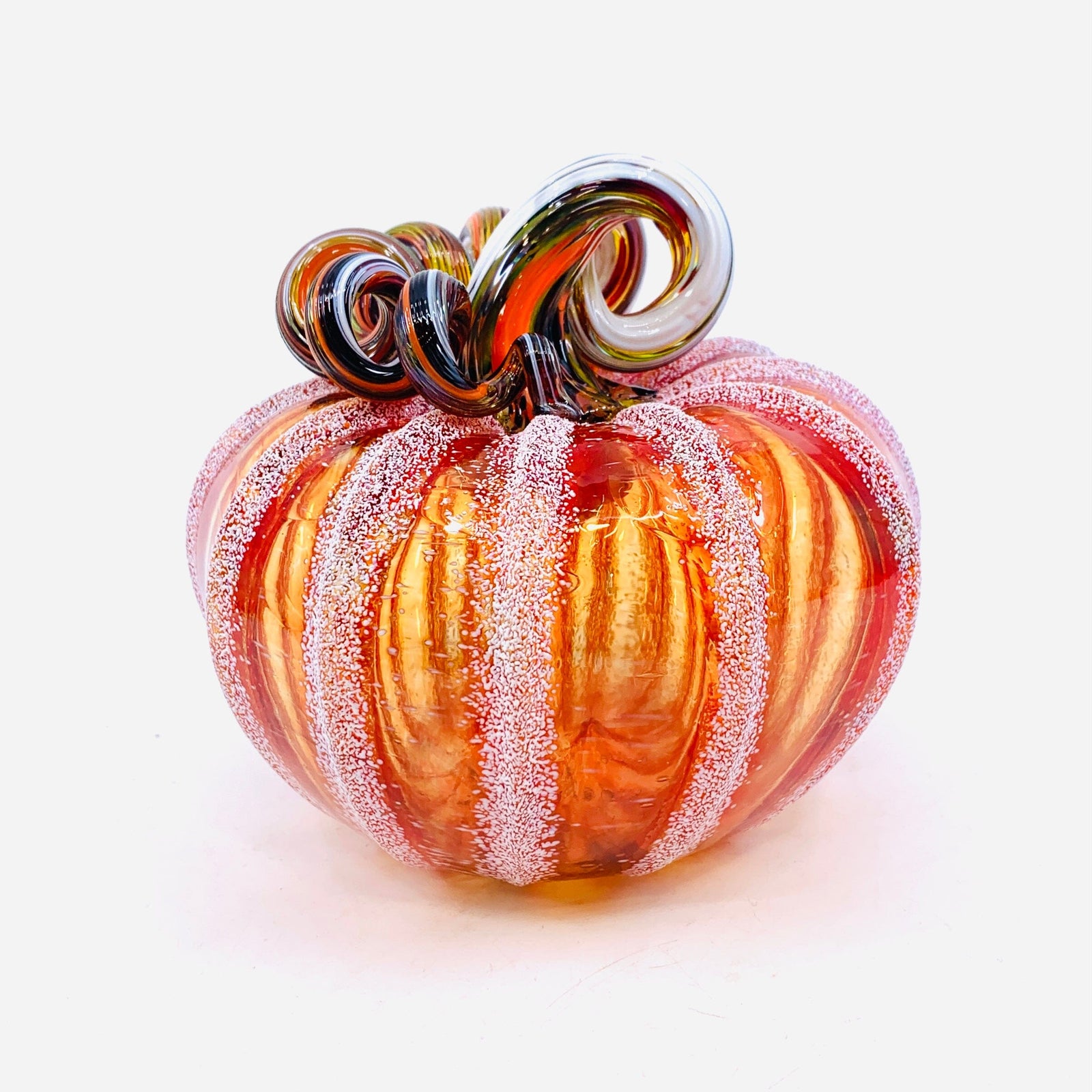 Daily Pumpkin 1921 Snowfall Squat Gabby Luke Adams Glass Blowing Studio 