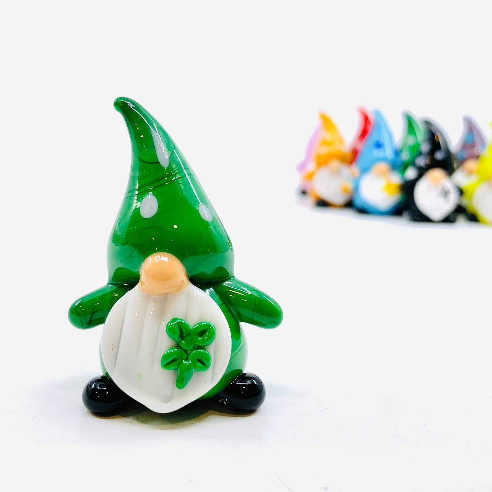 Glass Lucky Gnome Miniature Alex 