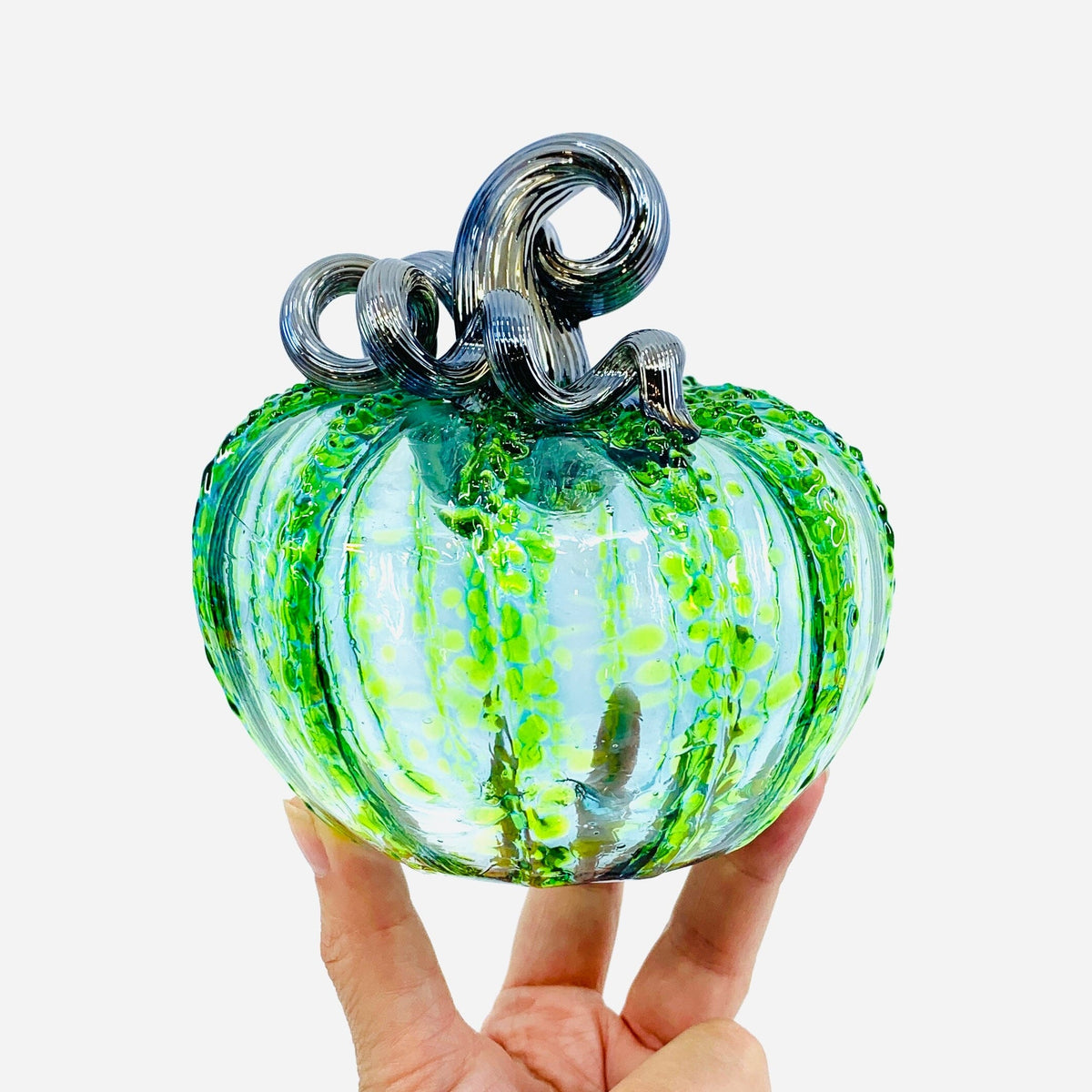 Daily Pumpkin 3088 Fall Squat Gabby Luke Adams Glass Blowing Studio 