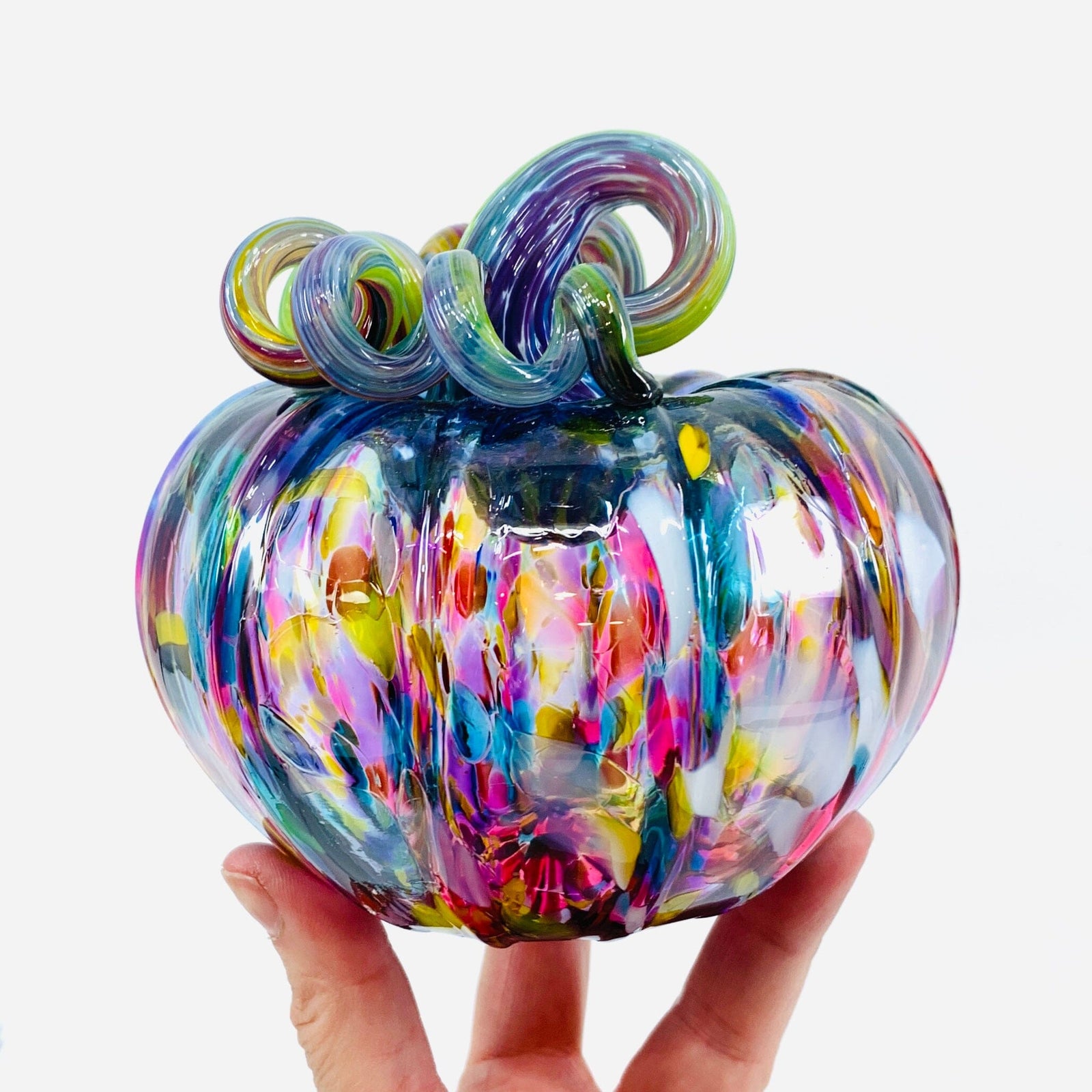 Daily Pumpkin 742 Squat Gabby Luke Adams Glass Blowing Studio 