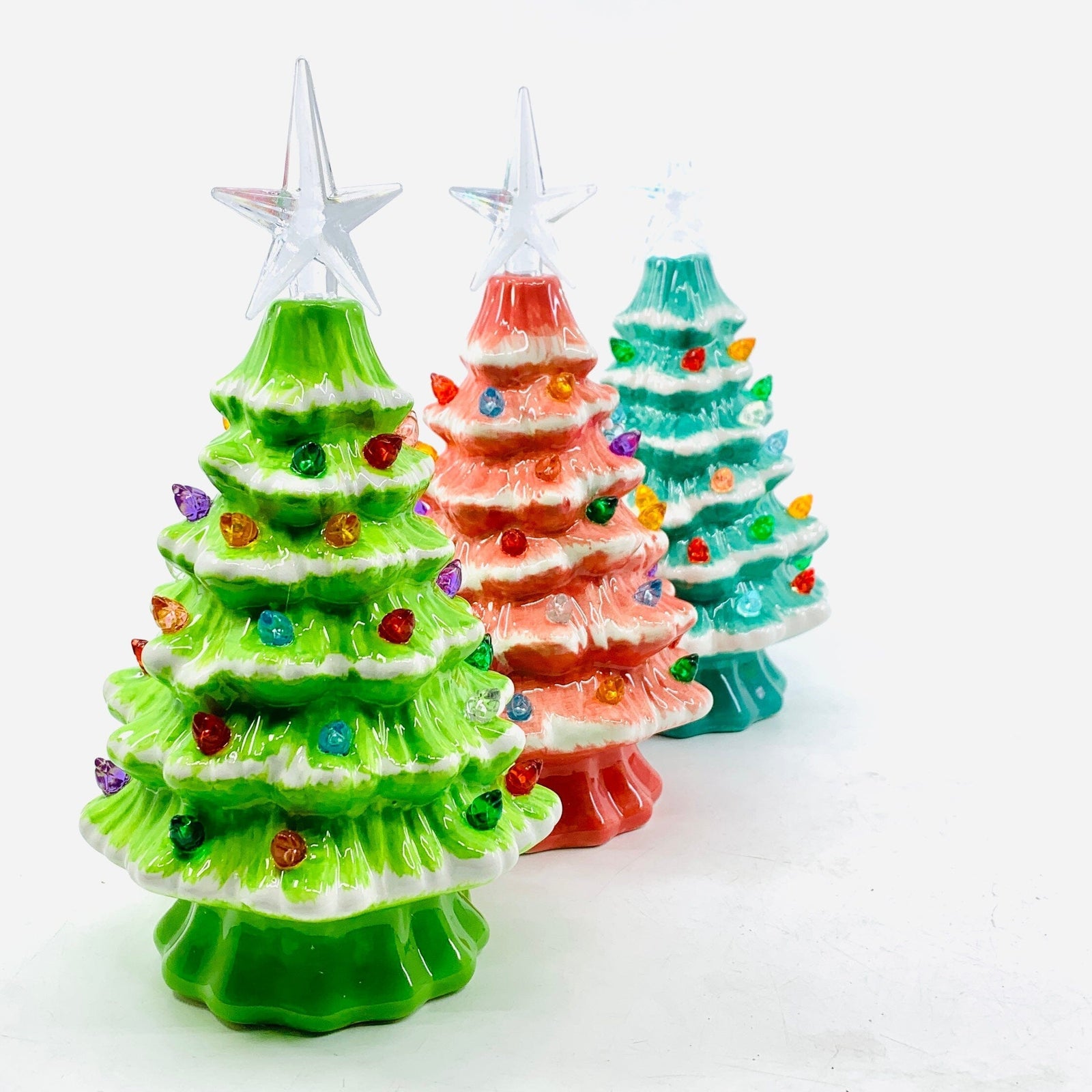 Retro Lite-Up Tree, Coral One Hundred 80 Degrees 
