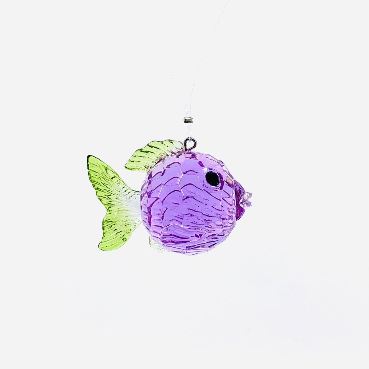 Crystal Acrylic Fish Ornament, Violet Ornament GANZ 