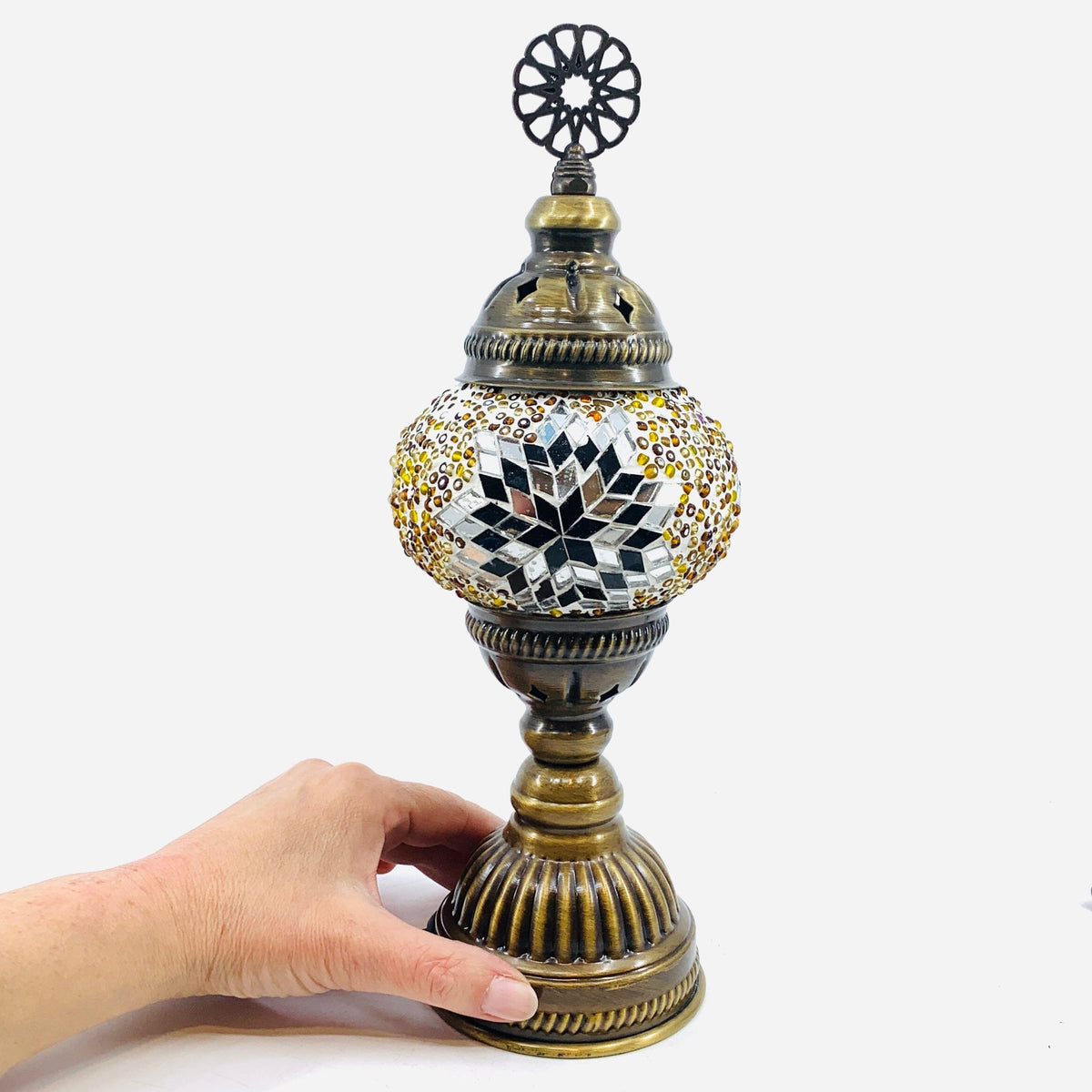Turkish Mosaic Lamp, 14 Decor Natto USA 