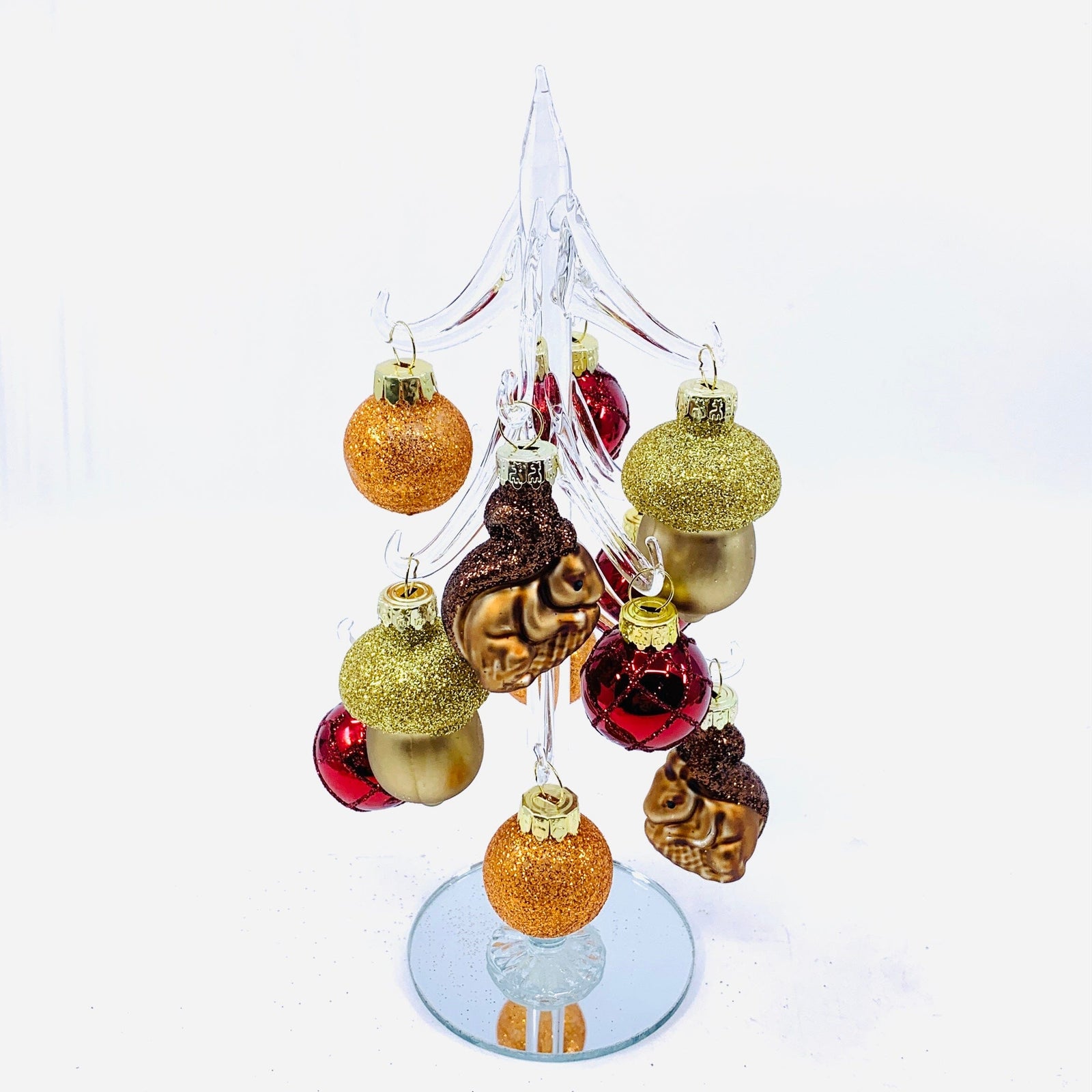 Nuts For Fall Glass Tree 28 Decor GANZ 