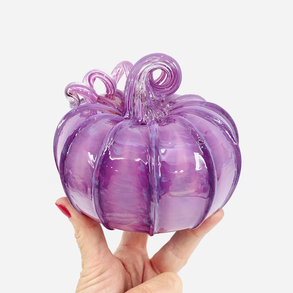 Daily Pumpkin 1843 Snowfall Squat Gabby Luke Adams Glass Blowing Studio 