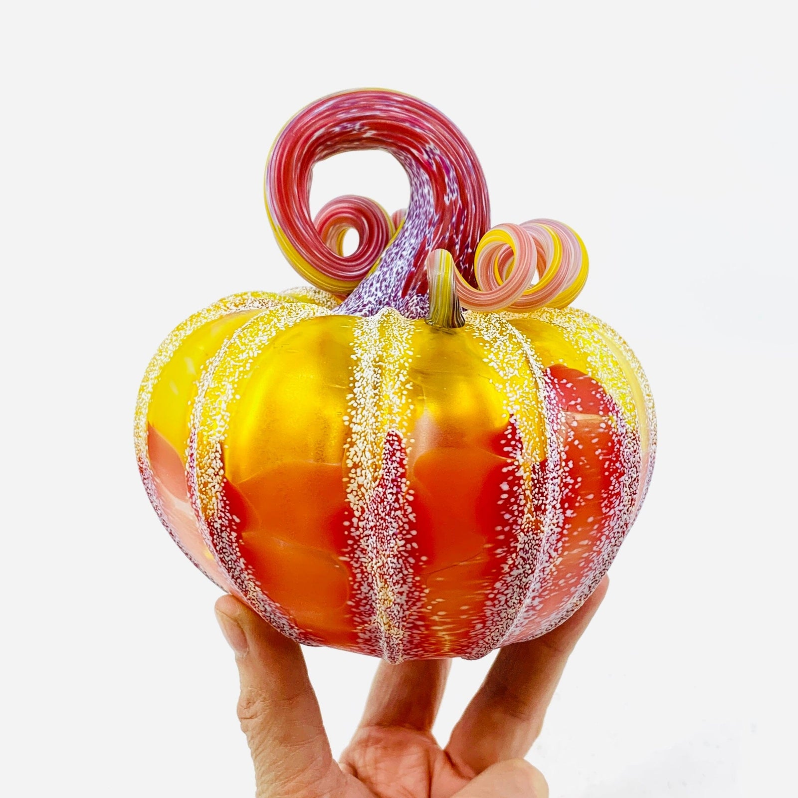 Daily Pumpkin 463 Matte Squat Gabby Luke Adams Glass Blowing Studio 