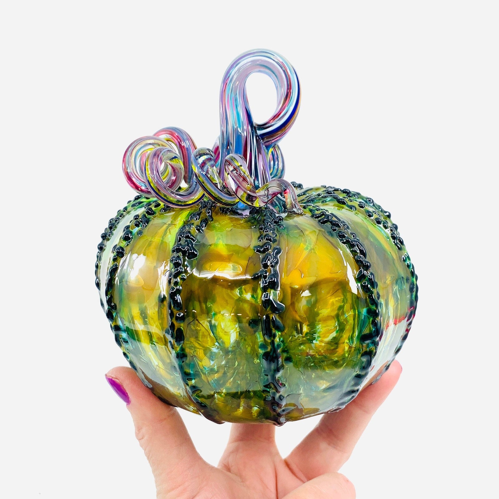 Daily Pumpkin 3023 Squat Gabby Luke Adams Glass Blowing Studio 