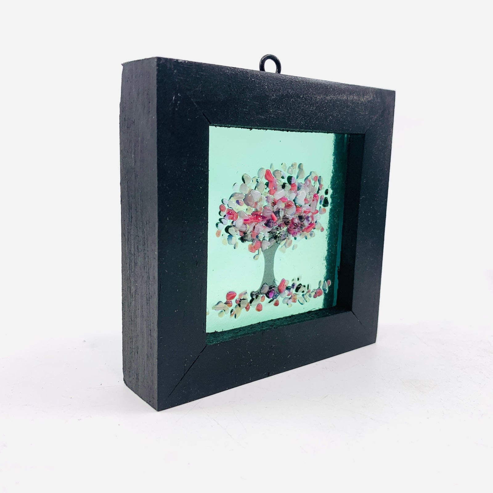 Fused Glass Tree of Life Shadow Box 77 Decor Glimmer Glass Gifts 