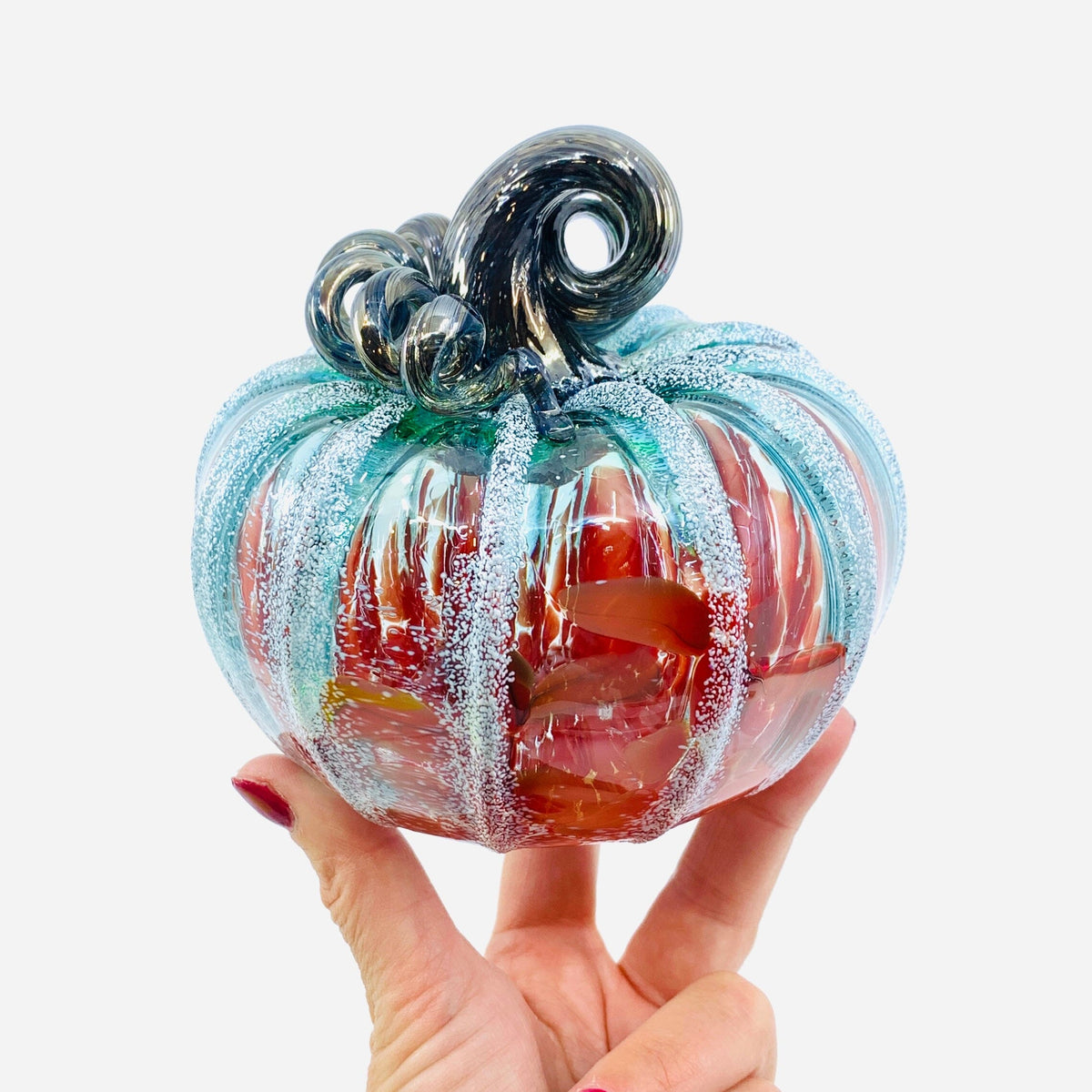 Daily Pumpkin 2091 Holiday Squat Gabby Luke Adams Glass Blowing Studio 