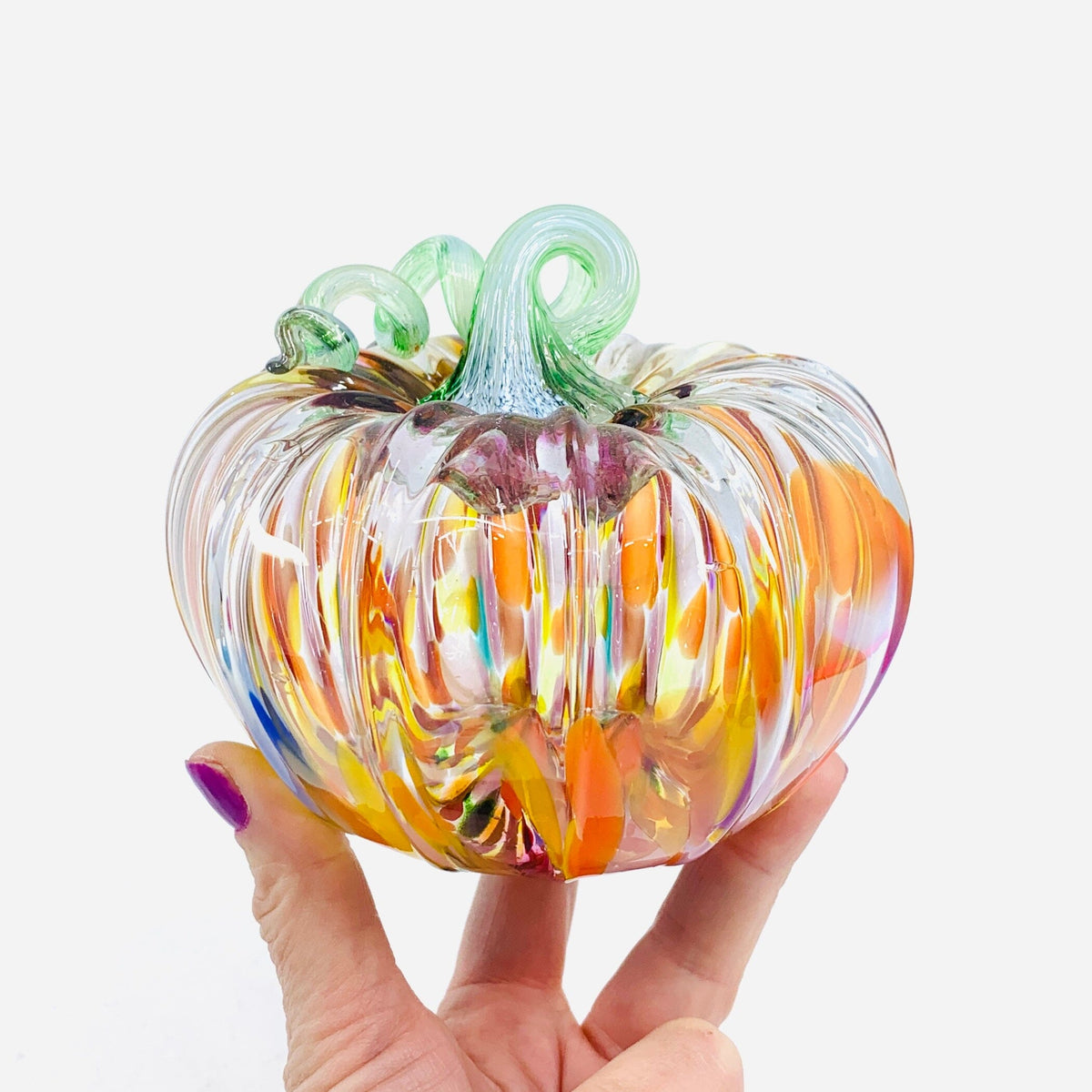 Daily Pumpkin 3031 Squat Gabby Luke Adams Glass Blowing Studio 