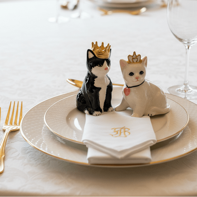 Windsor Cats Salt and Pepper Shakers COSMOS 