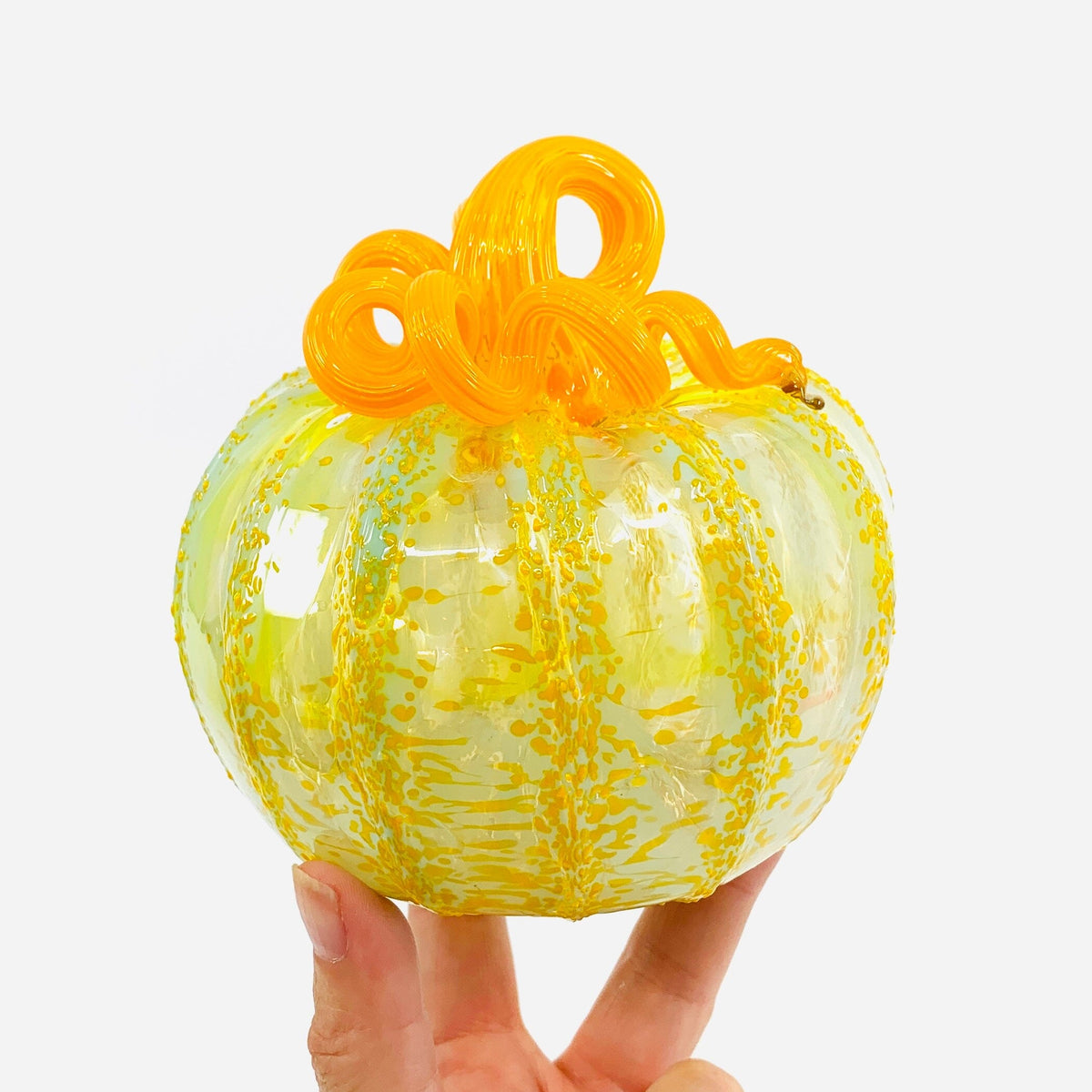 Daily Pumpkin 3092 Fall Squat Gabby Luke Adams Glass Blowing Studio 