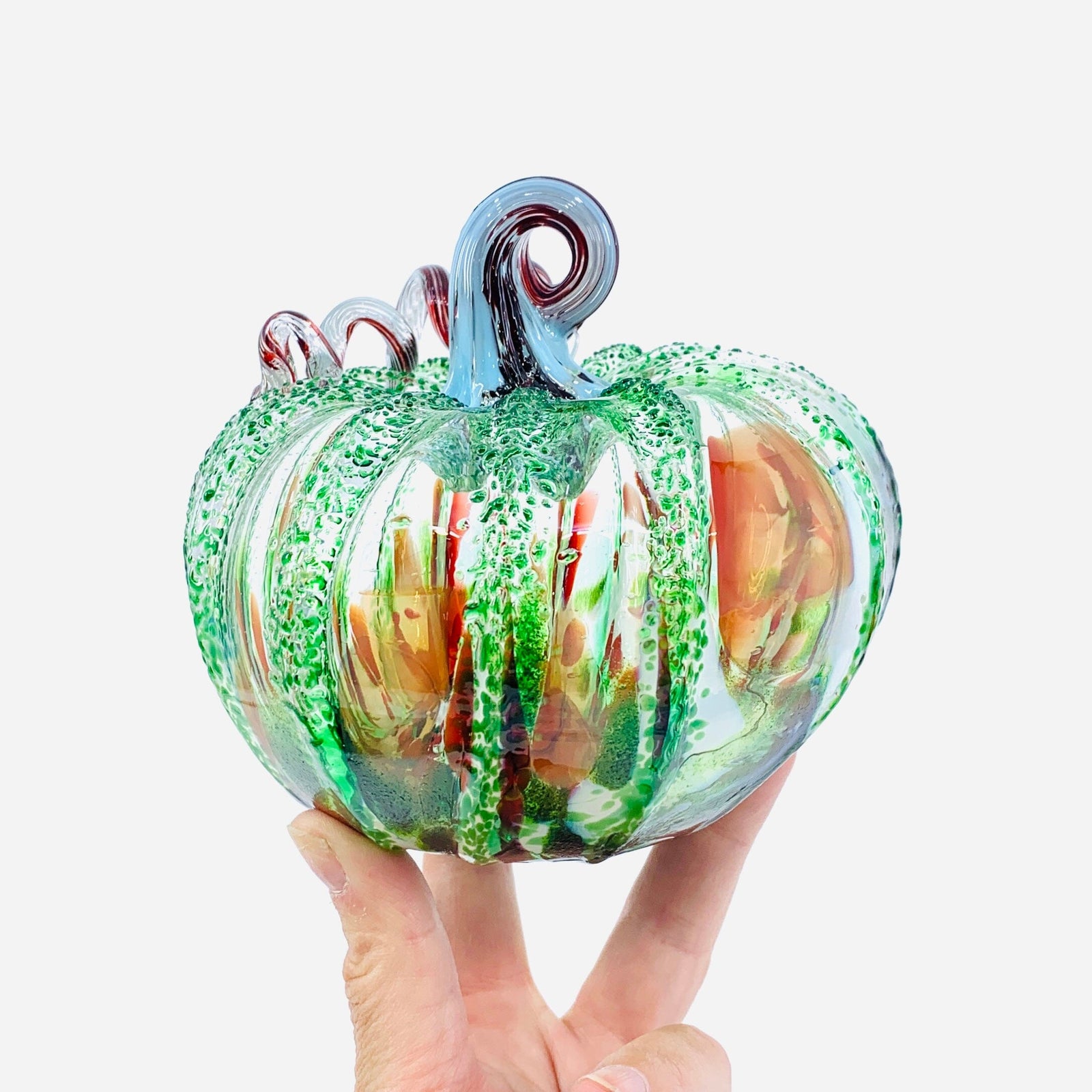 Daily Pumpkin 1519 Holiday Squat Gabby Luke Adams Glass Blowing Studio 