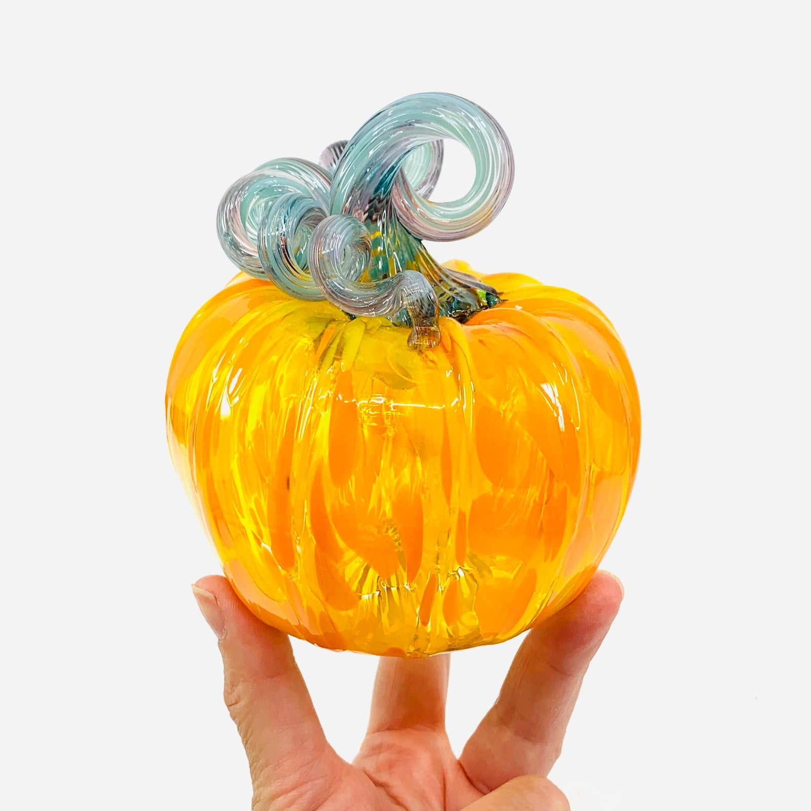 Daily Pumpkin 2586 Squat Gabby Luke Adams Glass Blowing Studio 