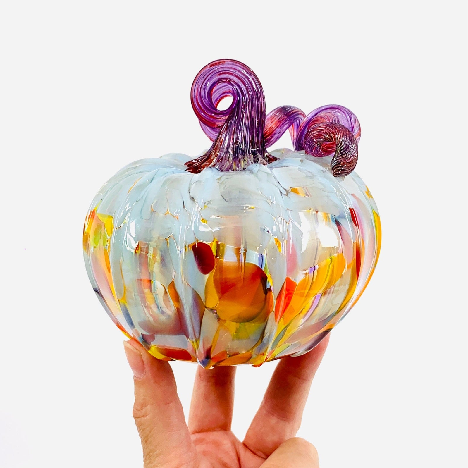 Daily Pumpkin 2510 Squat Gabby Luke Adams Glass Blowing Studio 