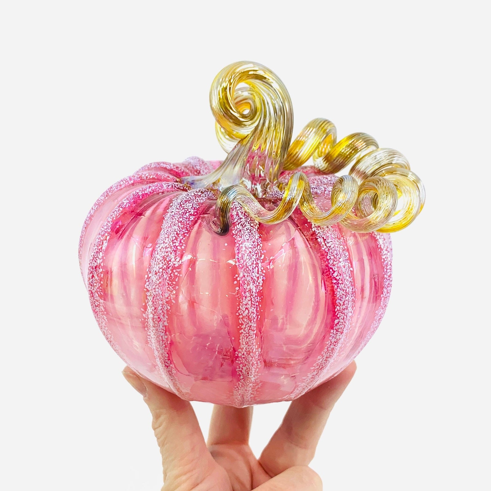 Daily Pumpkin 2672 Sweetheart Squat Gabby Luke Adams Glass Blowing Studio 