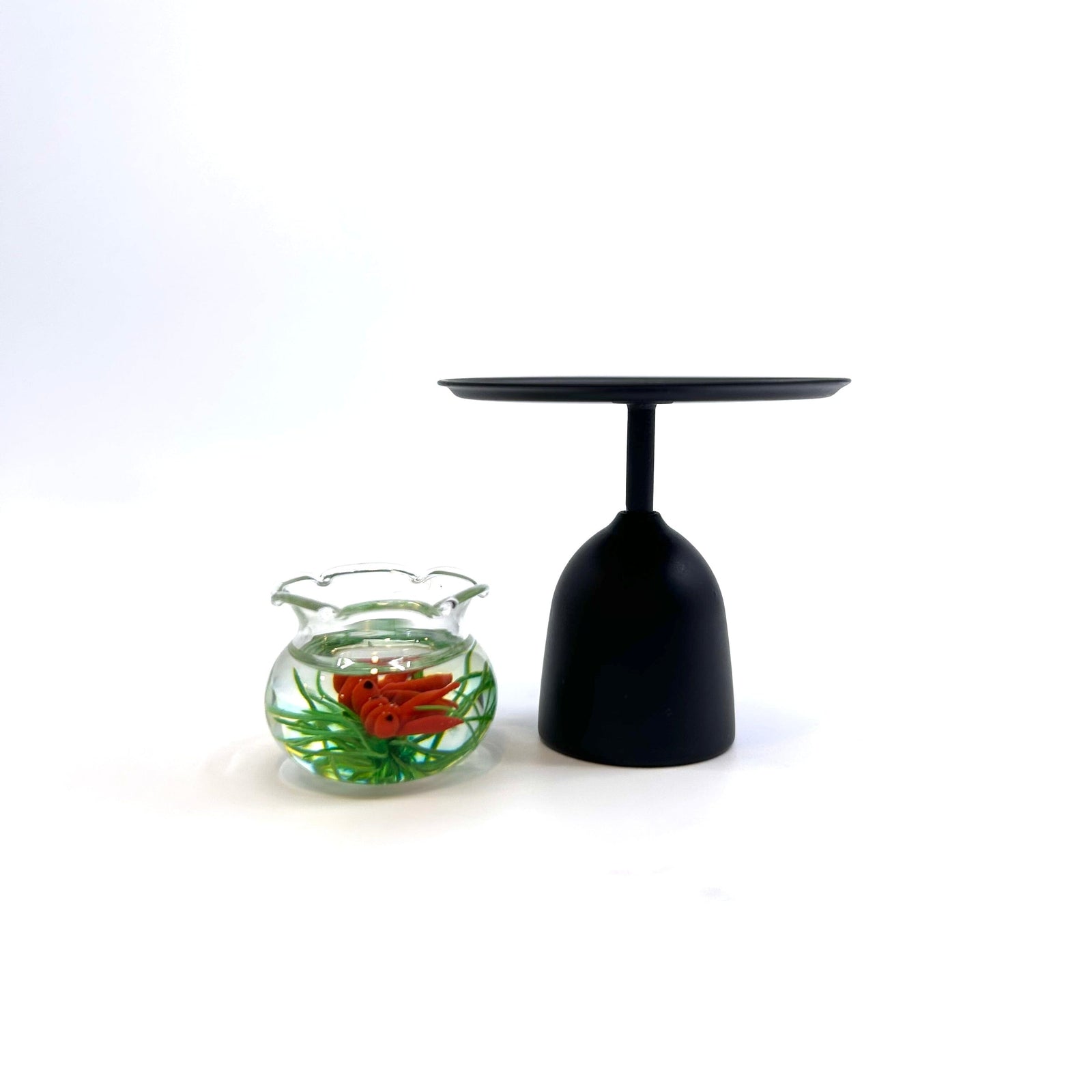 Miniature Modern Fishbowl Table. - 