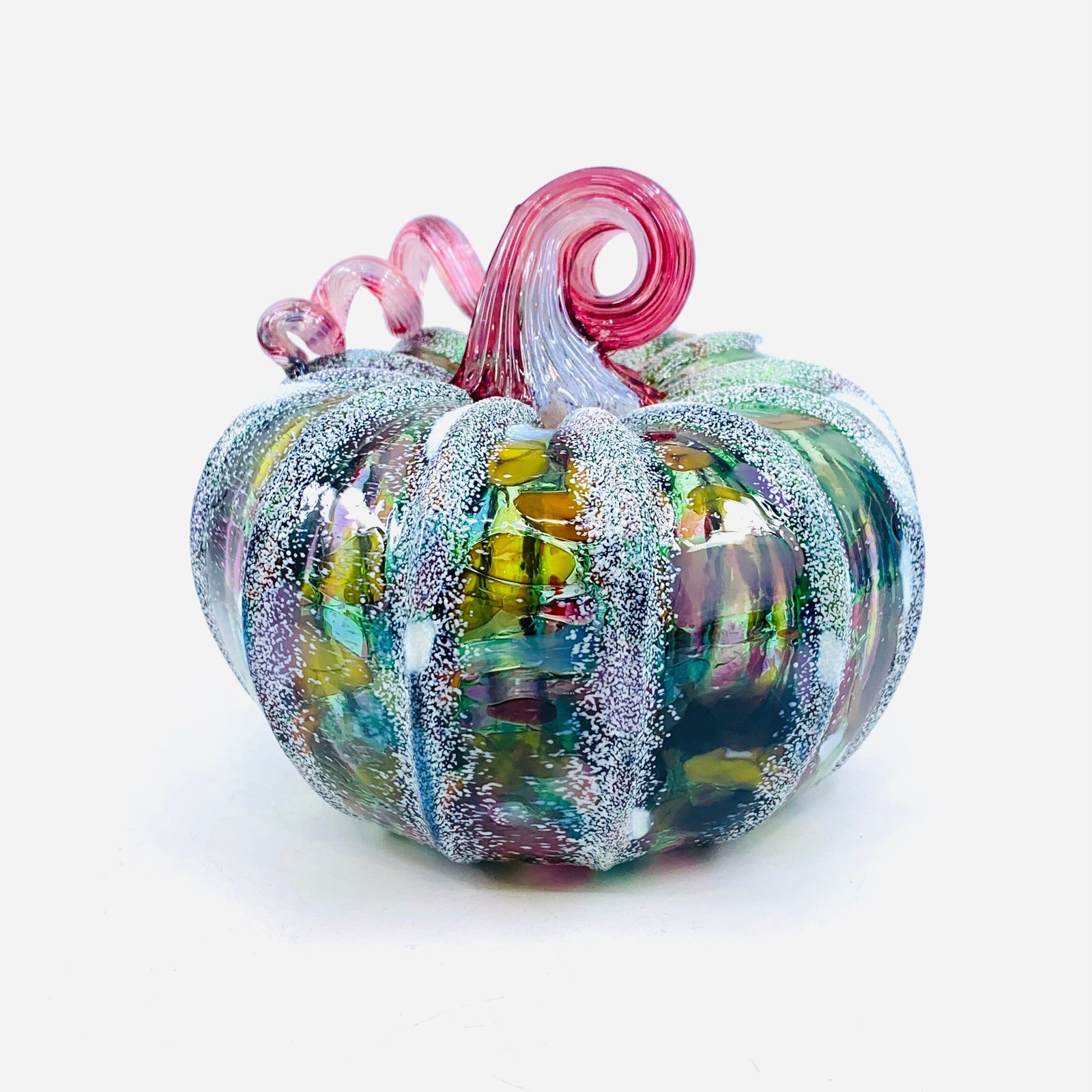 Daily Pumpkin 1860 Snowfall Squat Gabby Luke Adams Glass Blowing Studio 