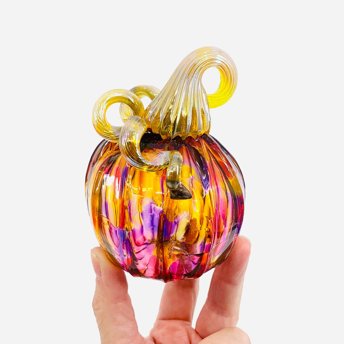 Daily Pumpkin 1720 Mini Gabby Luke Adams Glass Blowing Studio 