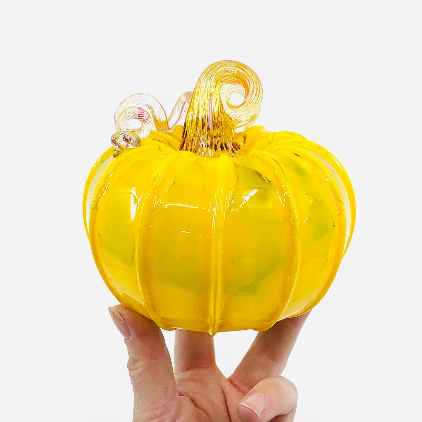 Daily Pumpkin 168 Squat Gabby Luke Adams Glass Blowing Studio 
