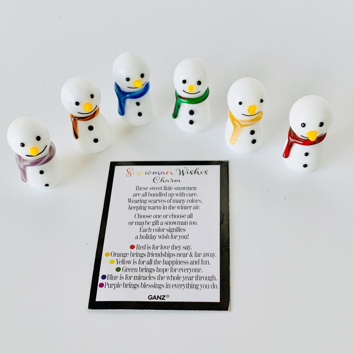 Snowman Wishes PT-125 Miniature GANZ 