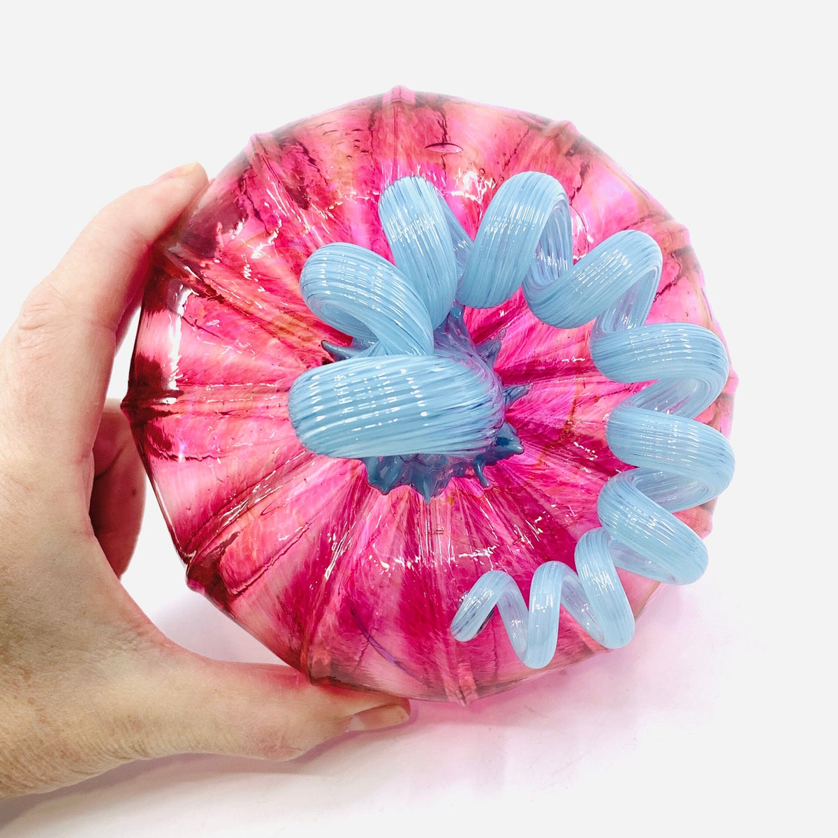 Blush and Bluebell Squat Inspo Luke Adams Glass Blowing Studio 