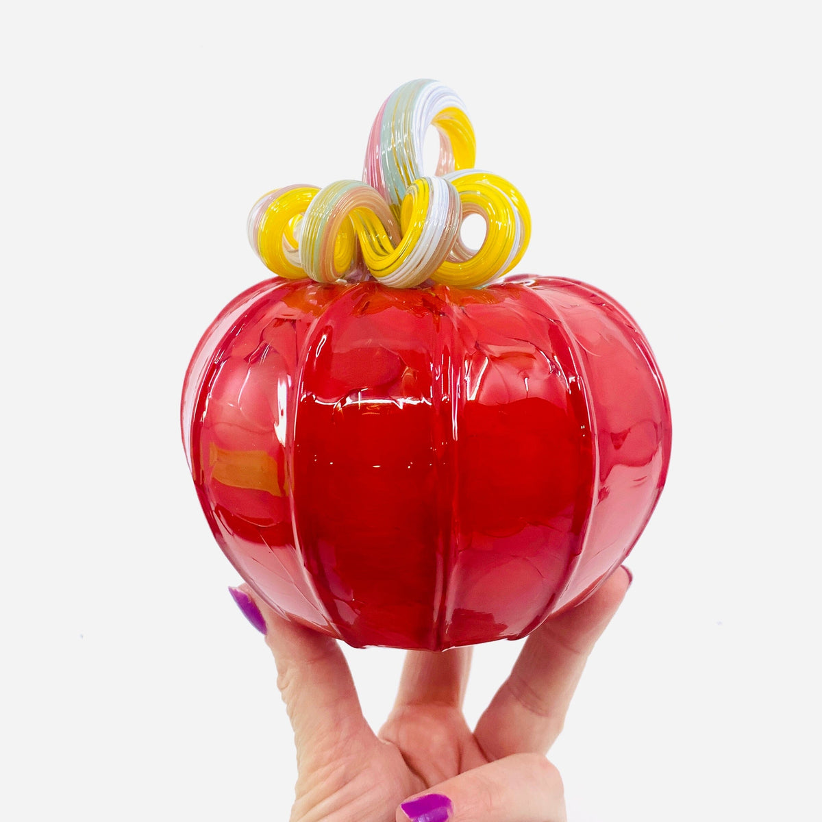 Daily Pumpkin 3588 Squat Gabby Luke Adams Glass Blowing Studio 