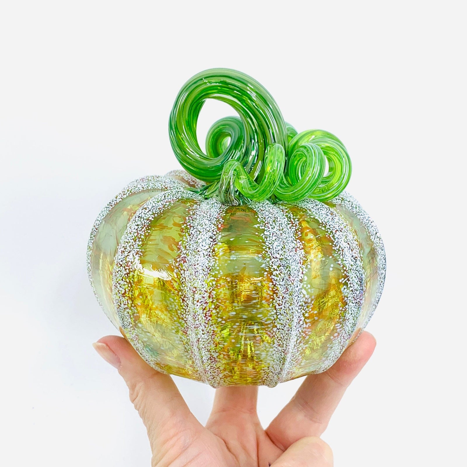 Daily Pumpkin 3848 Squat Gabby Luke Adams Glass Blowing Studio 