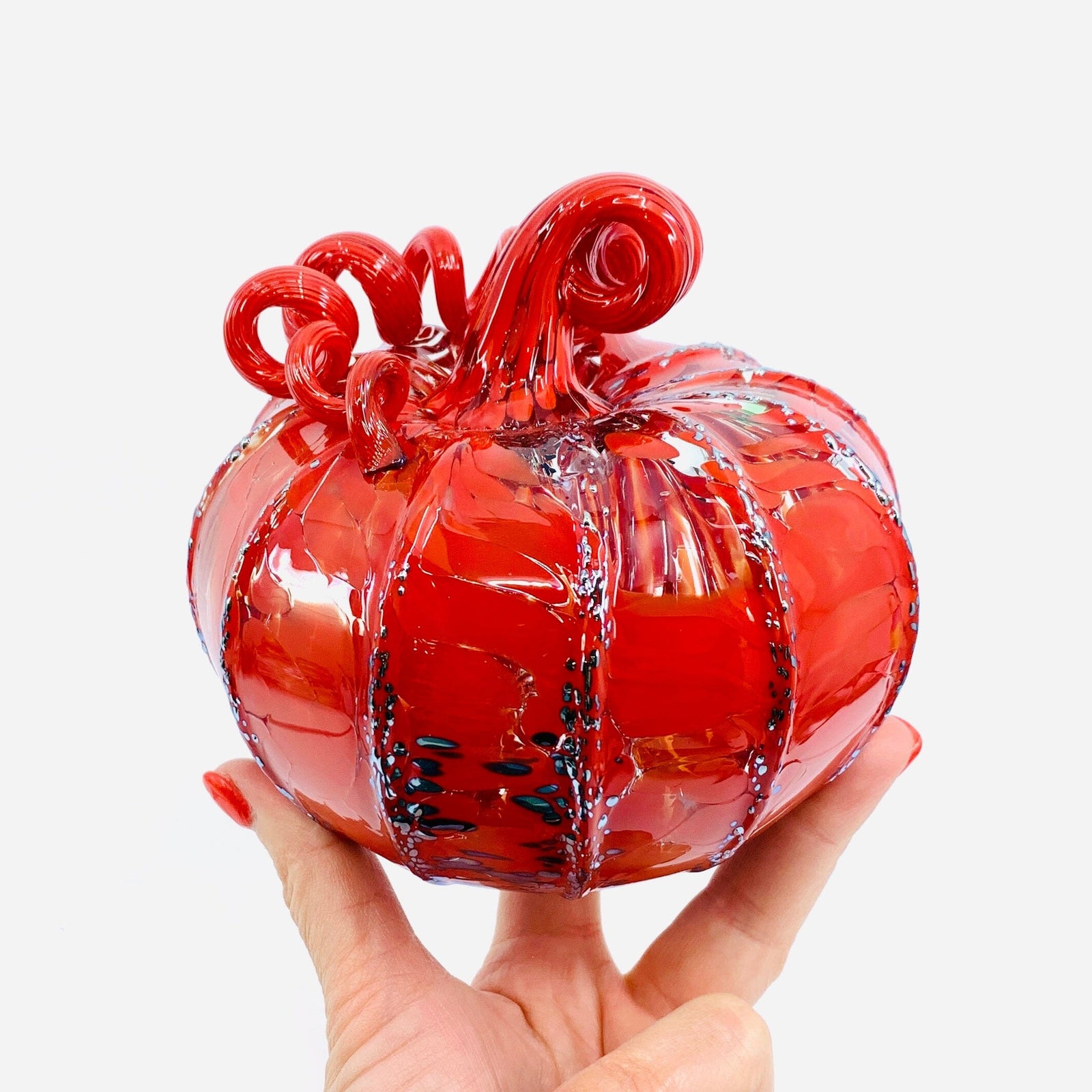 Daily Pumpkin 730 Holiday Squat Gabby Luke Adams Glass Blowing Studio 