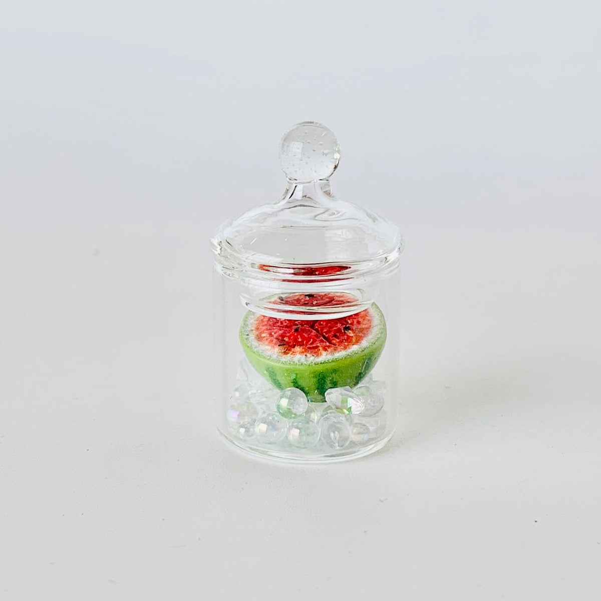 Tiniest Glass Jar of Watermelon Miniature - 
